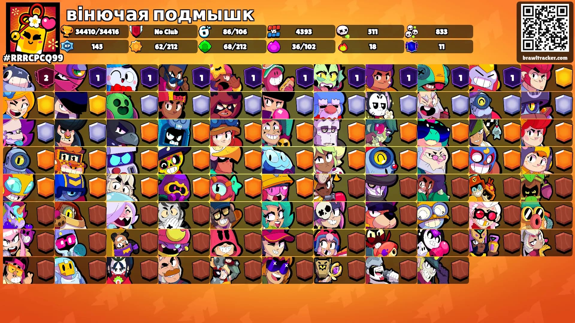 вінючая подмышк's Ranks