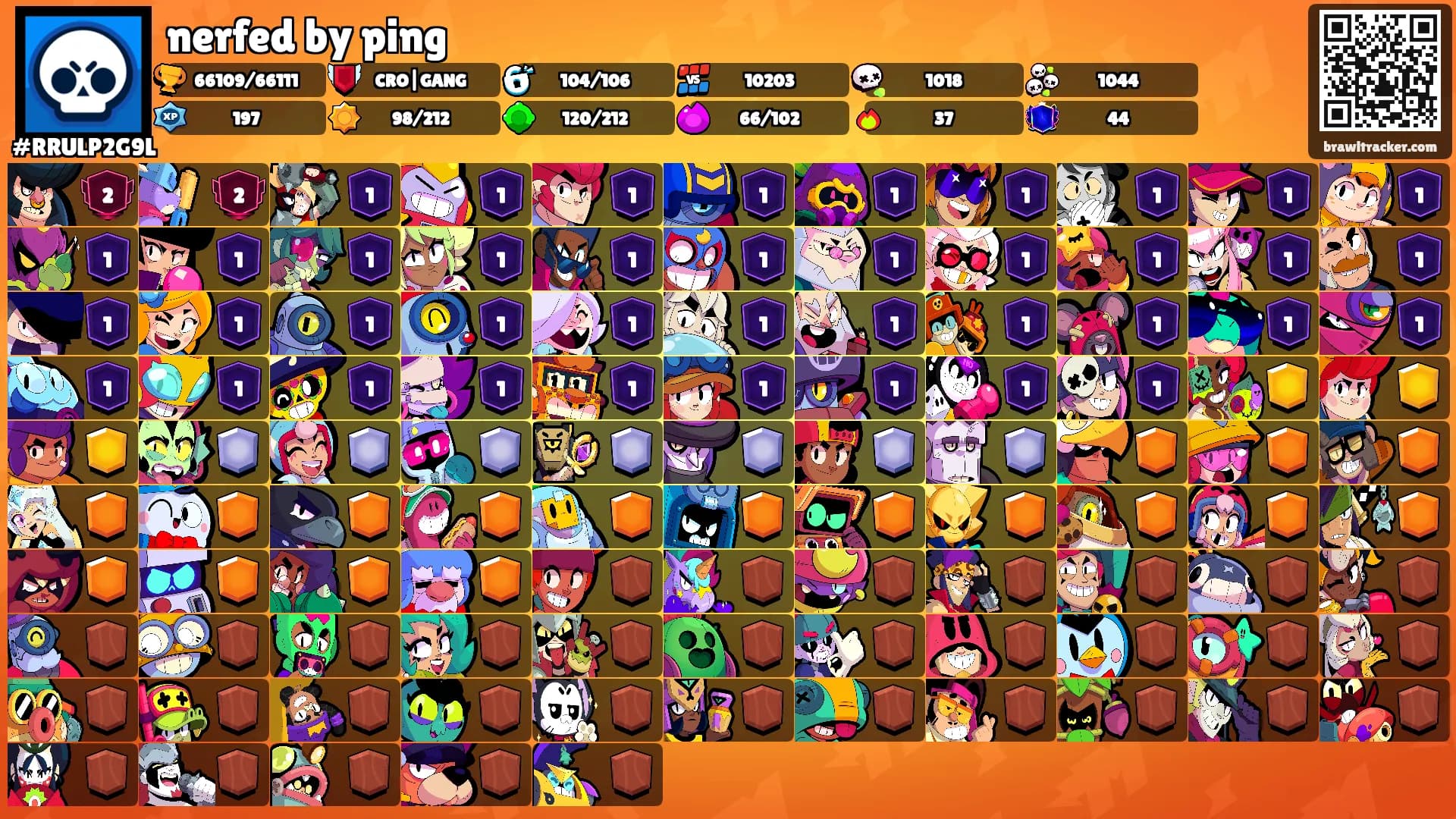 nerfed by ping's Ranks
