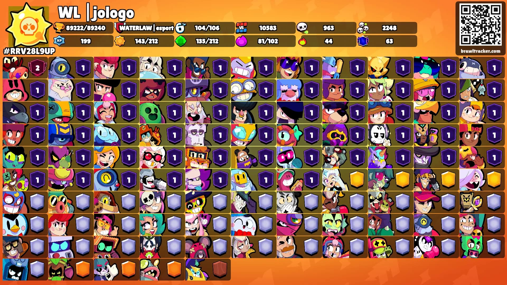 WL |jologo's Ranks