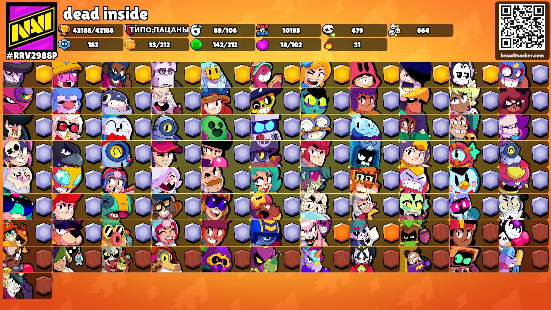 dead inside's Ranks