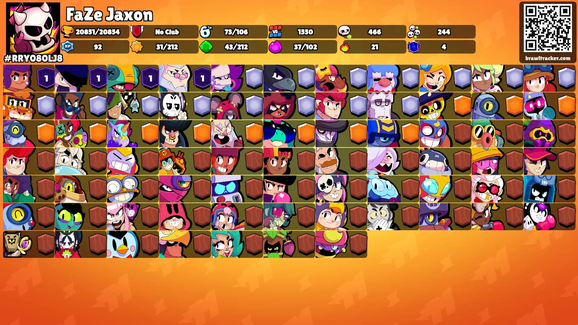 FaZe Jaxon's Ranks