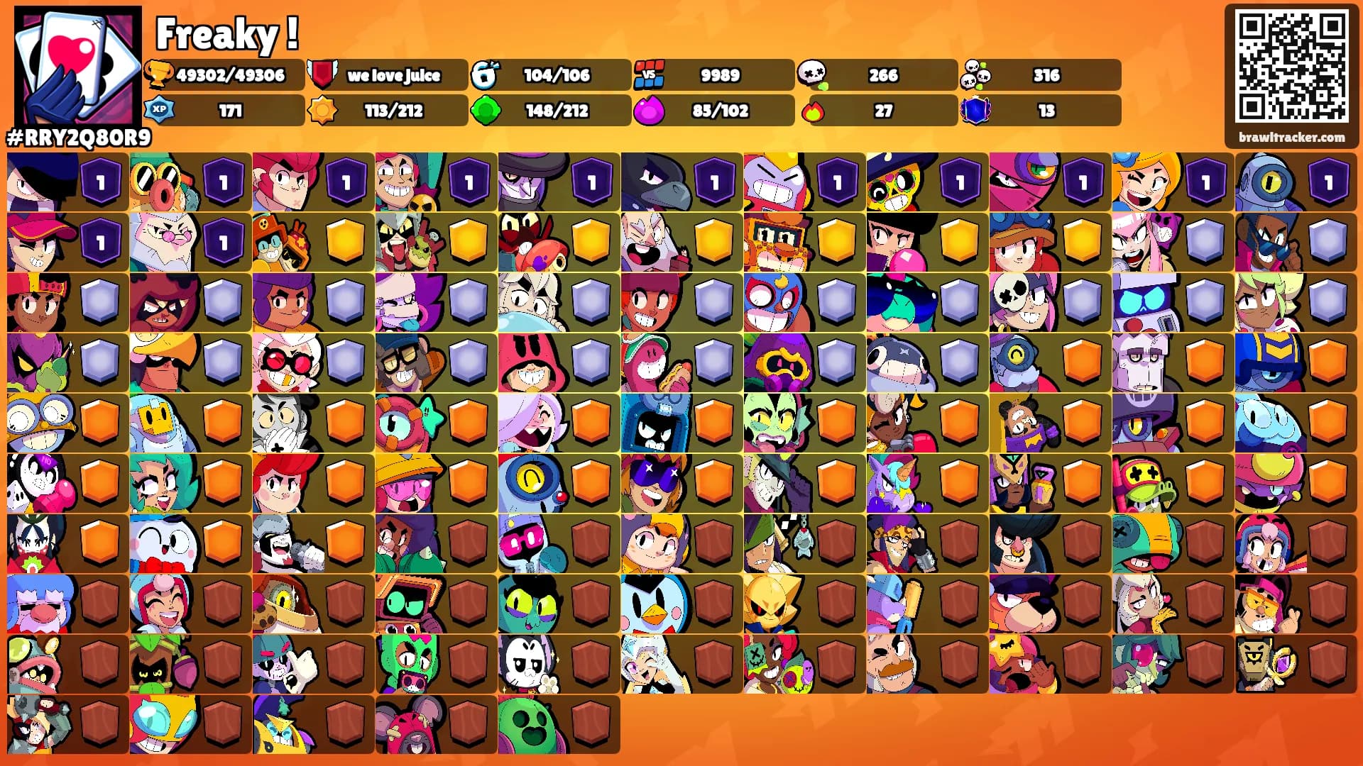 Freaky !'s Ranks