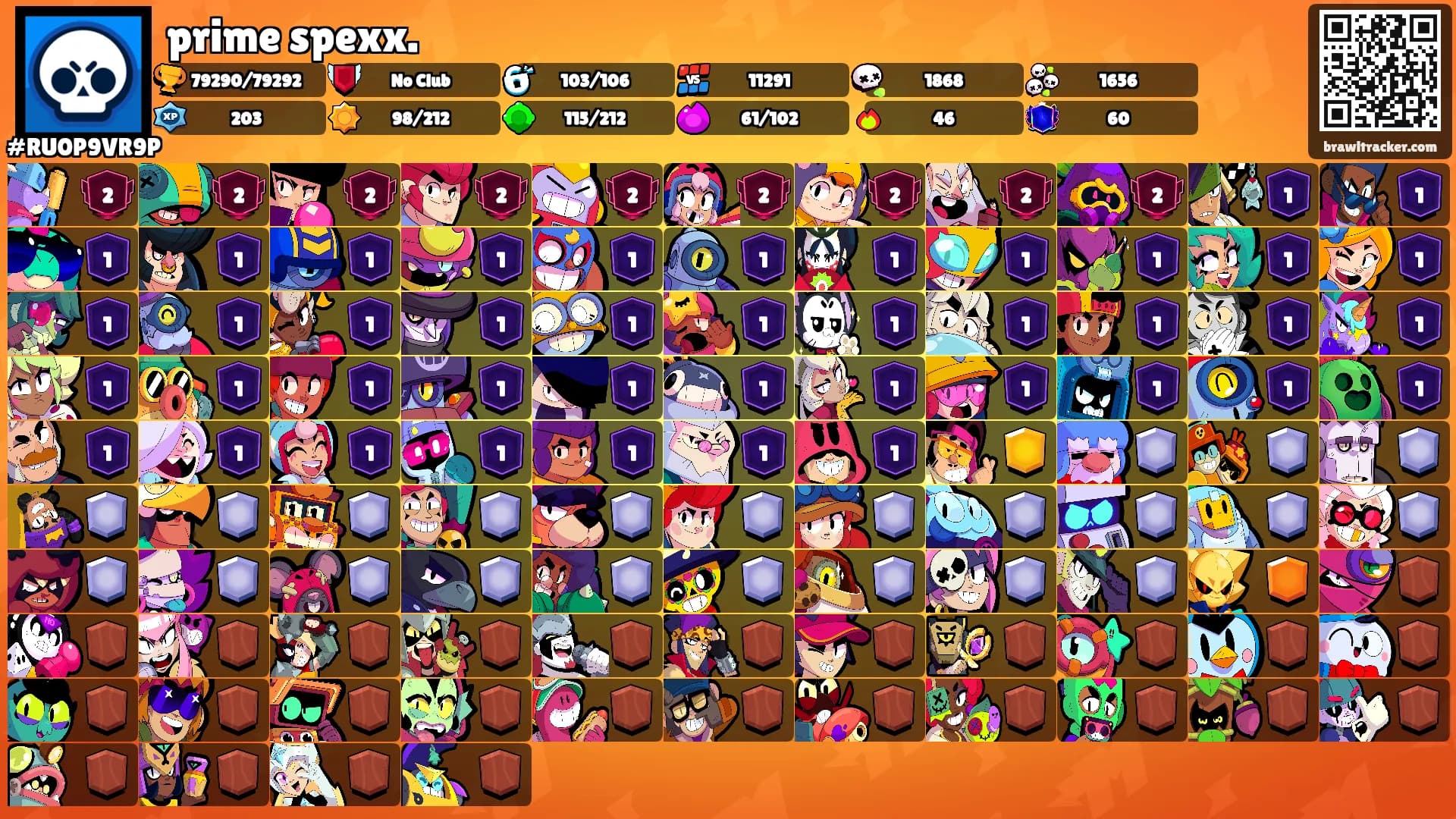 prime spexx.'s Ranks