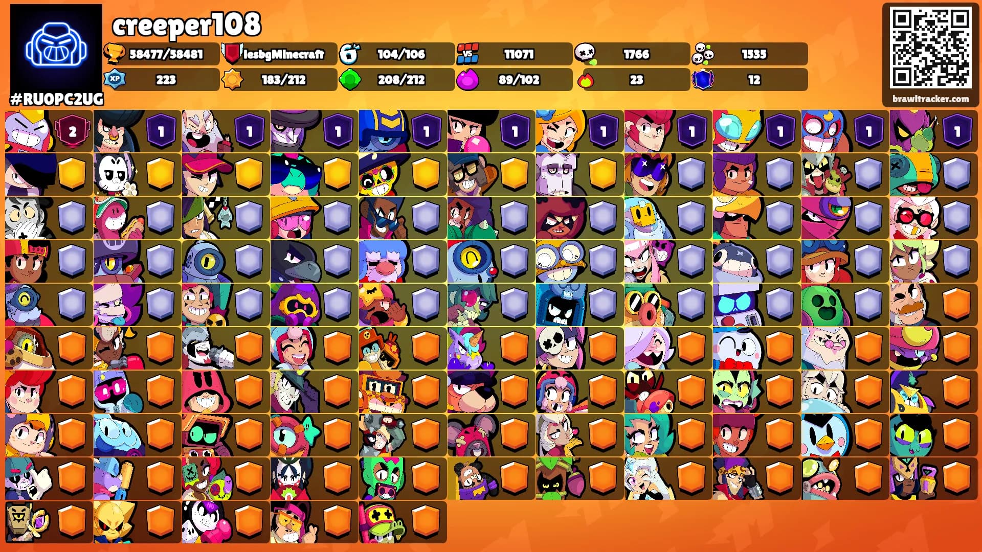 creeper108's Ranks