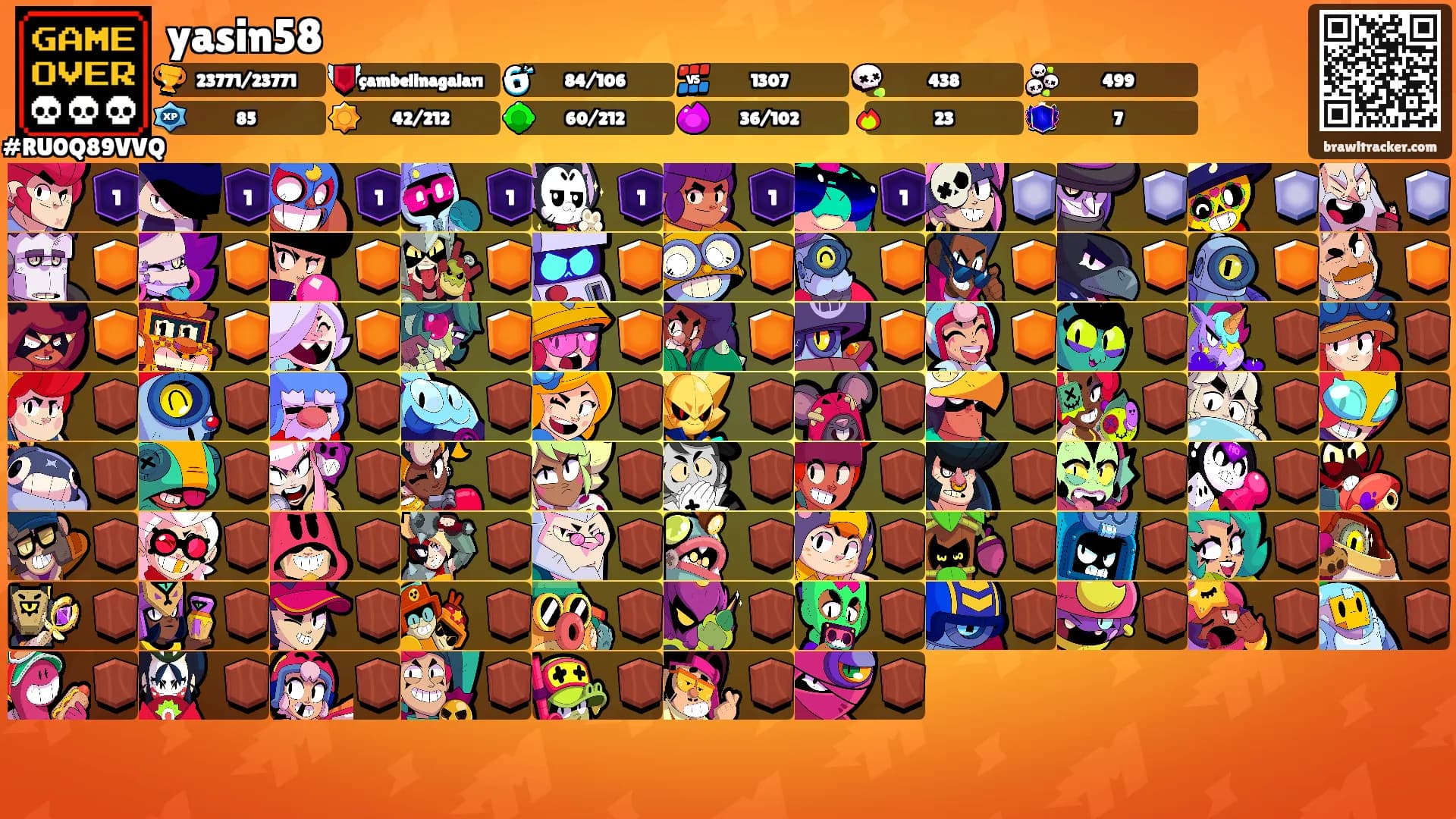 yasin58's Ranks