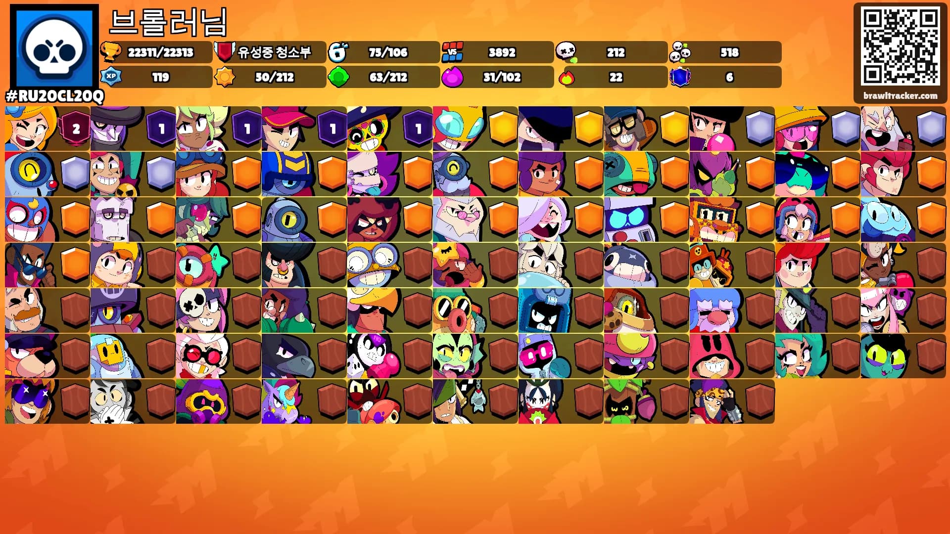 브롤러님's Ranks