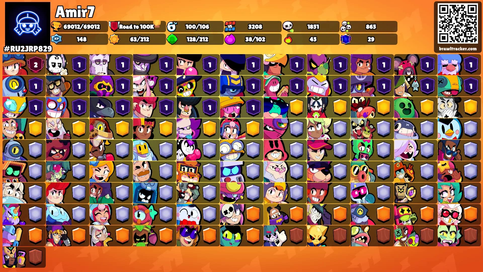 Amir7's Ranks