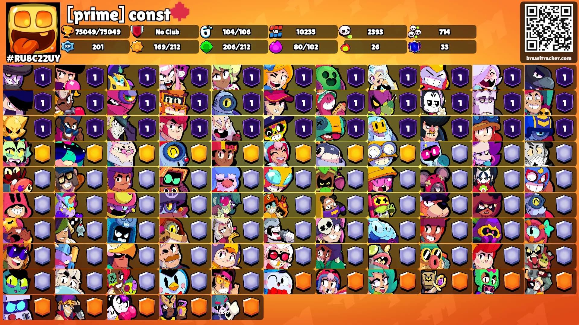 [prime] const🍁's Ranks