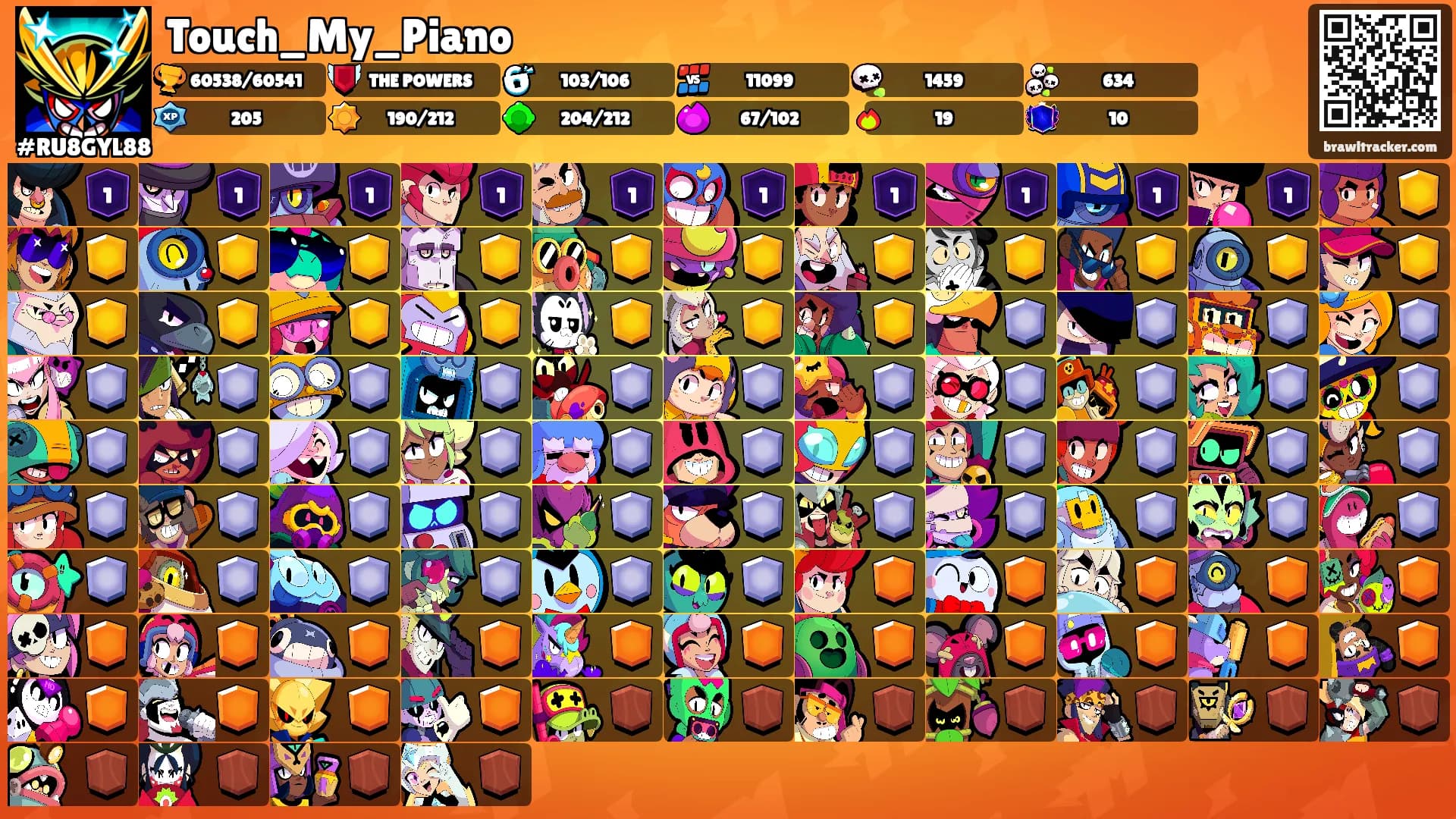 Touch_My_Piano's Ranks