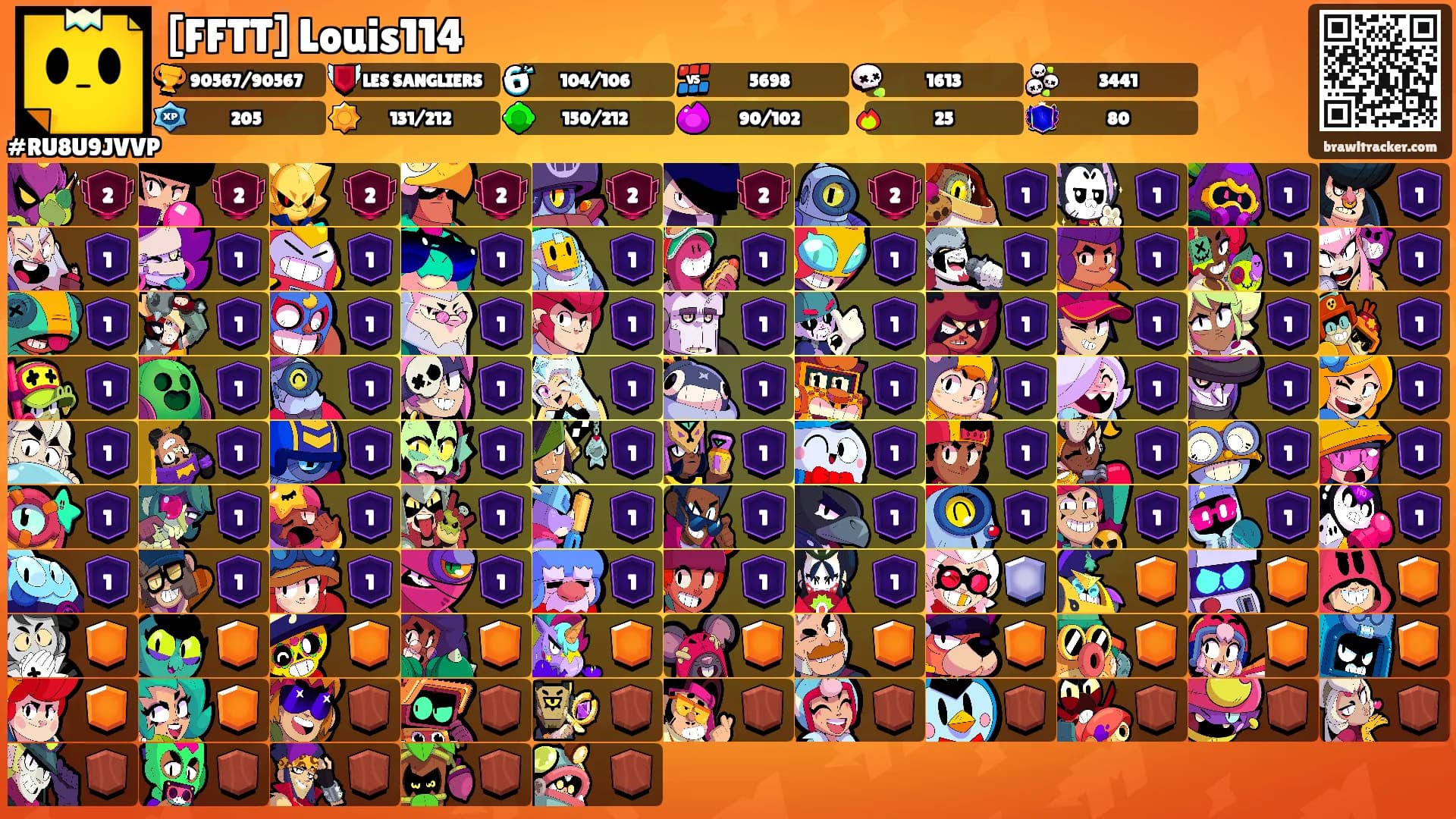 [FFTT] Louis114's Ranks