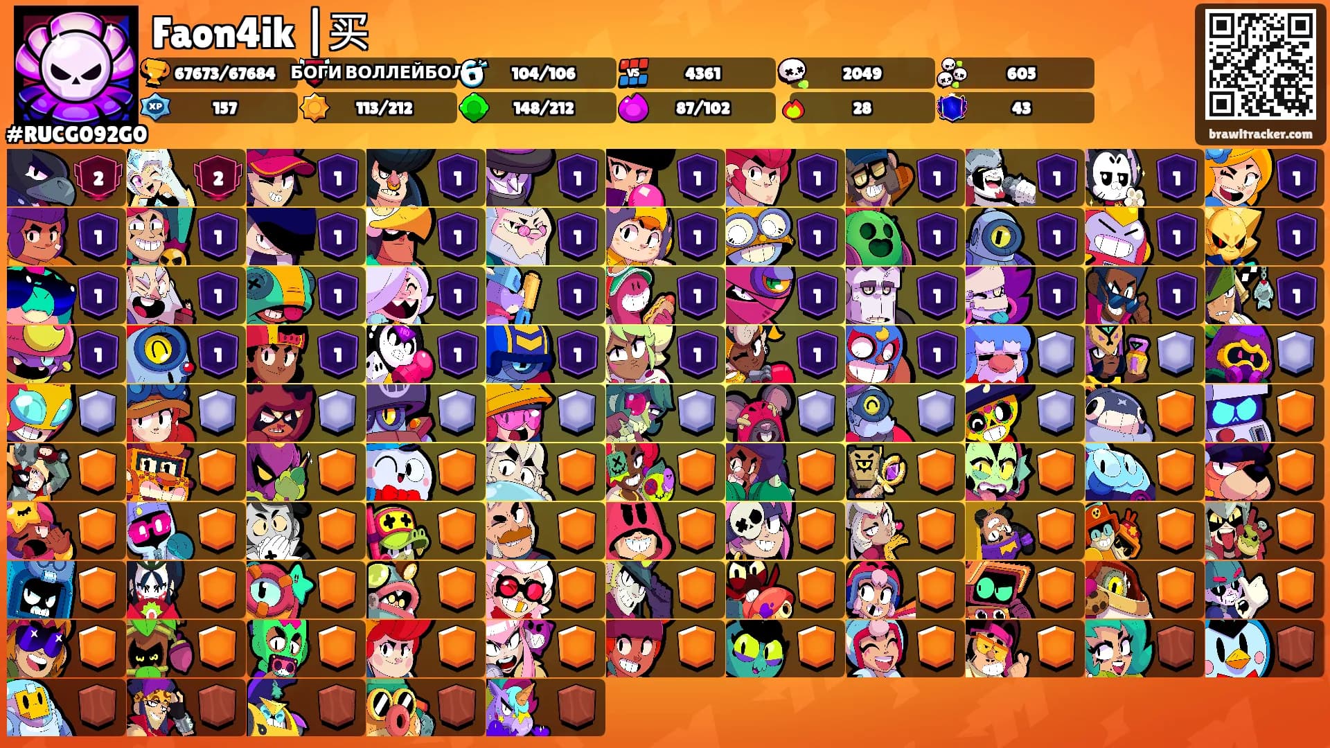 Faon4ik |买's Ranks