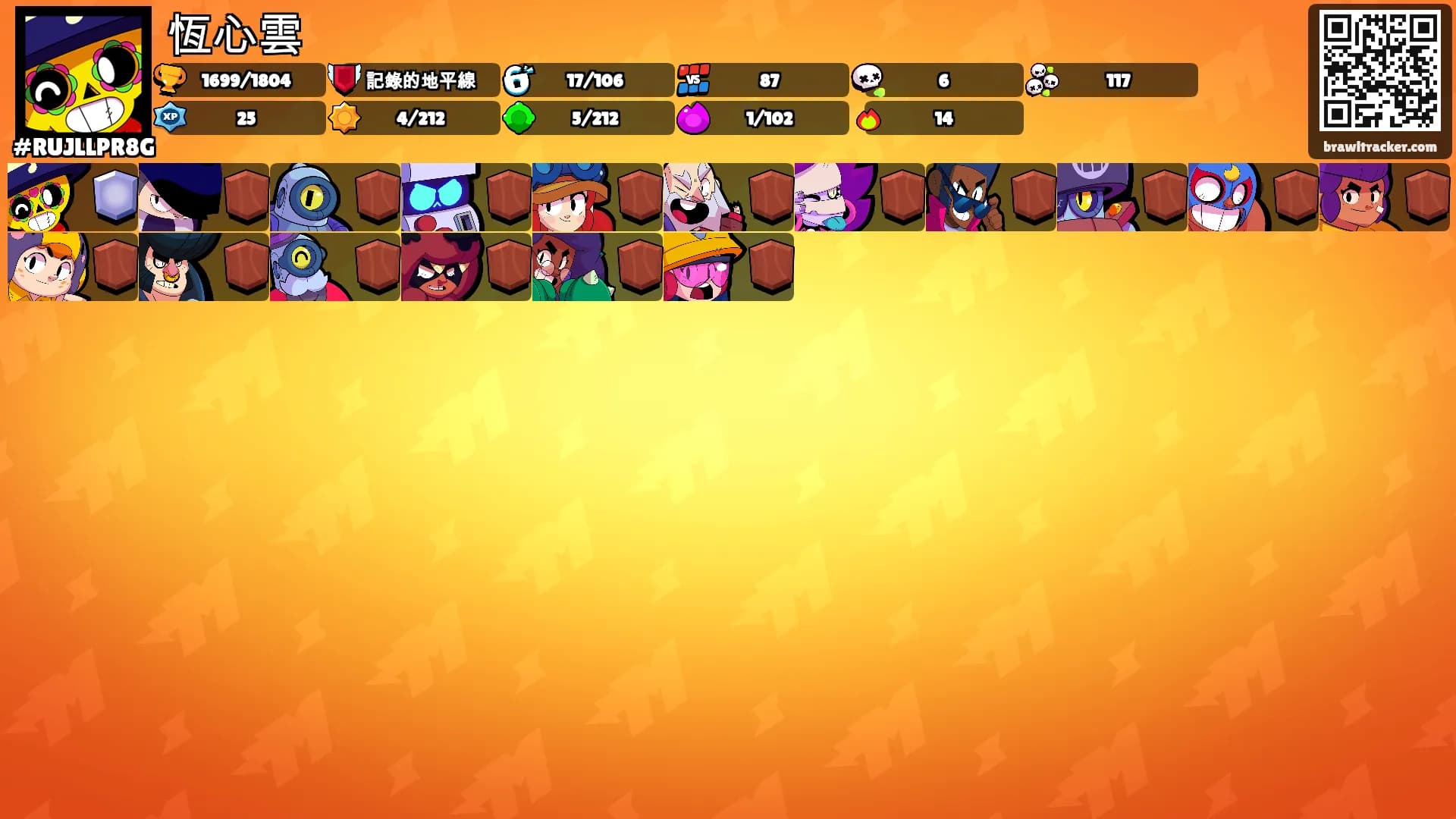 恆心雲's Ranks
