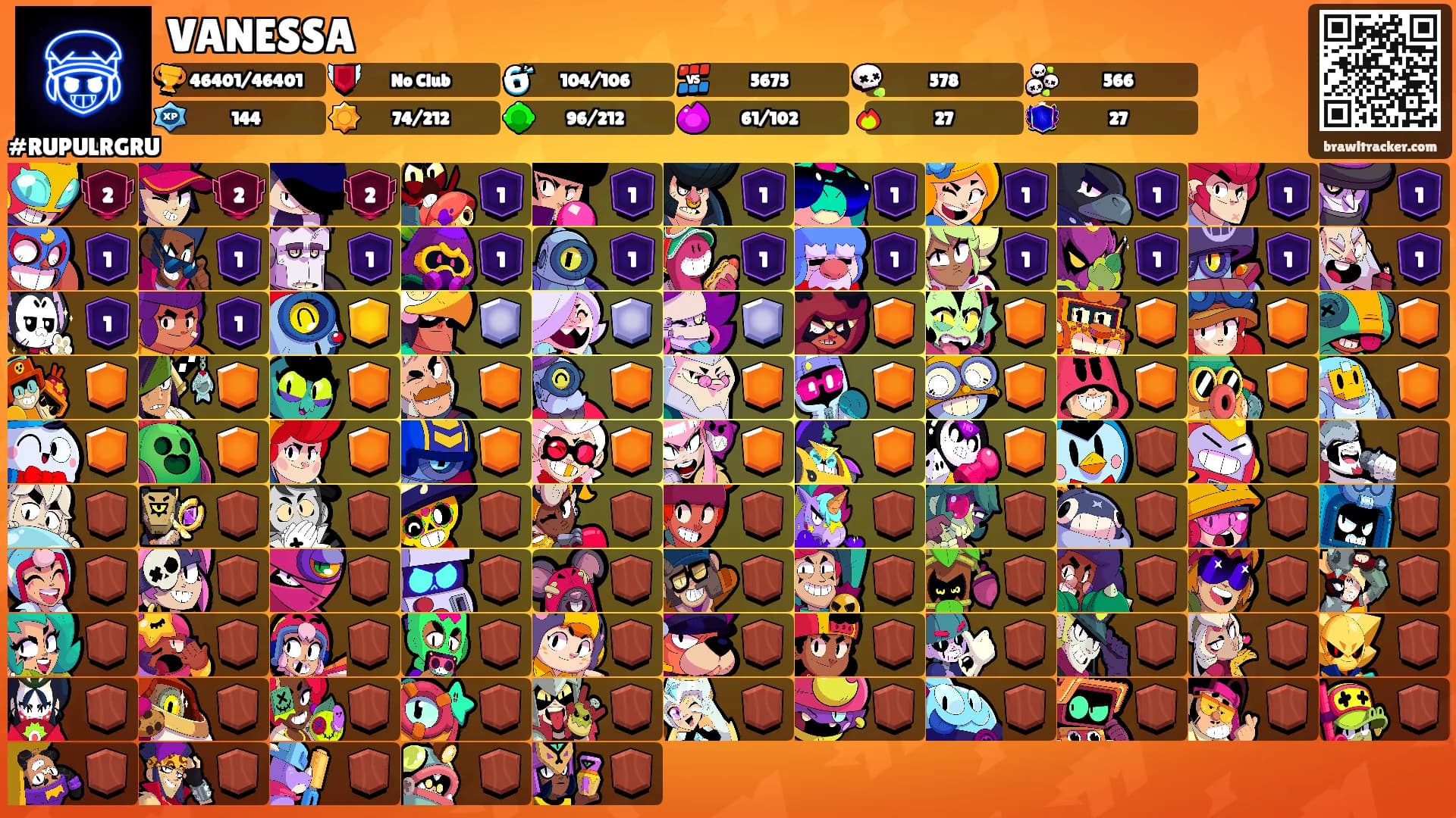 VANESSA's Ranks
