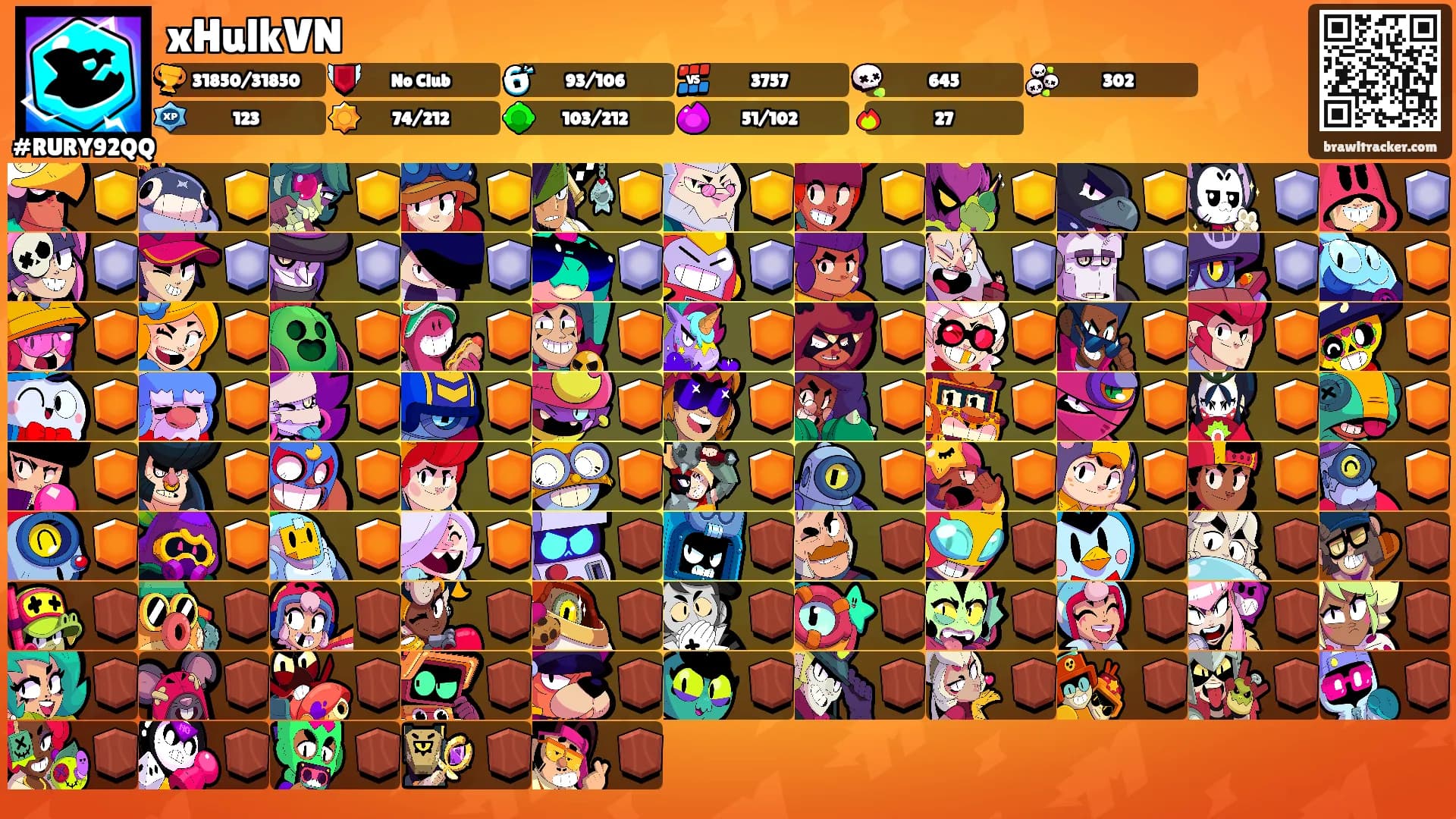 xHulkVN's Ranks