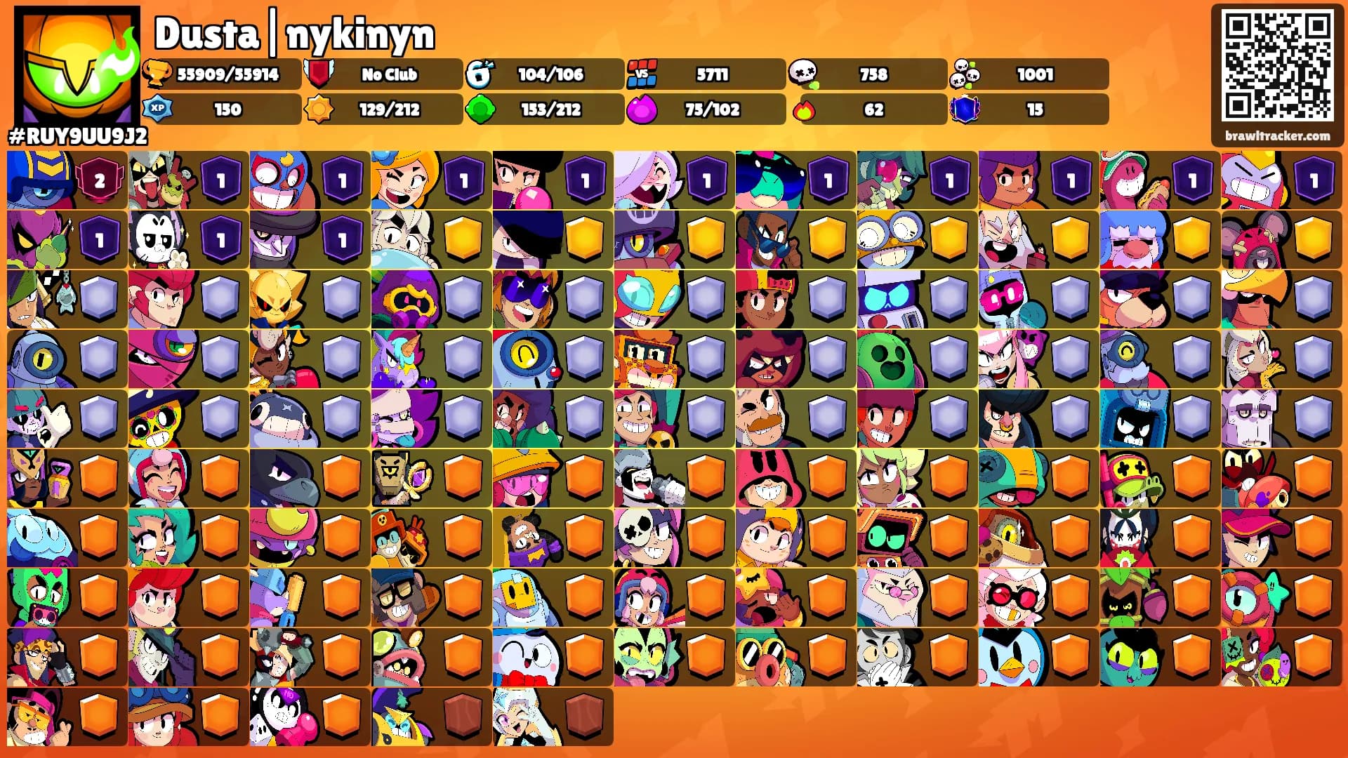 Dusta|nykinyn's Ranks