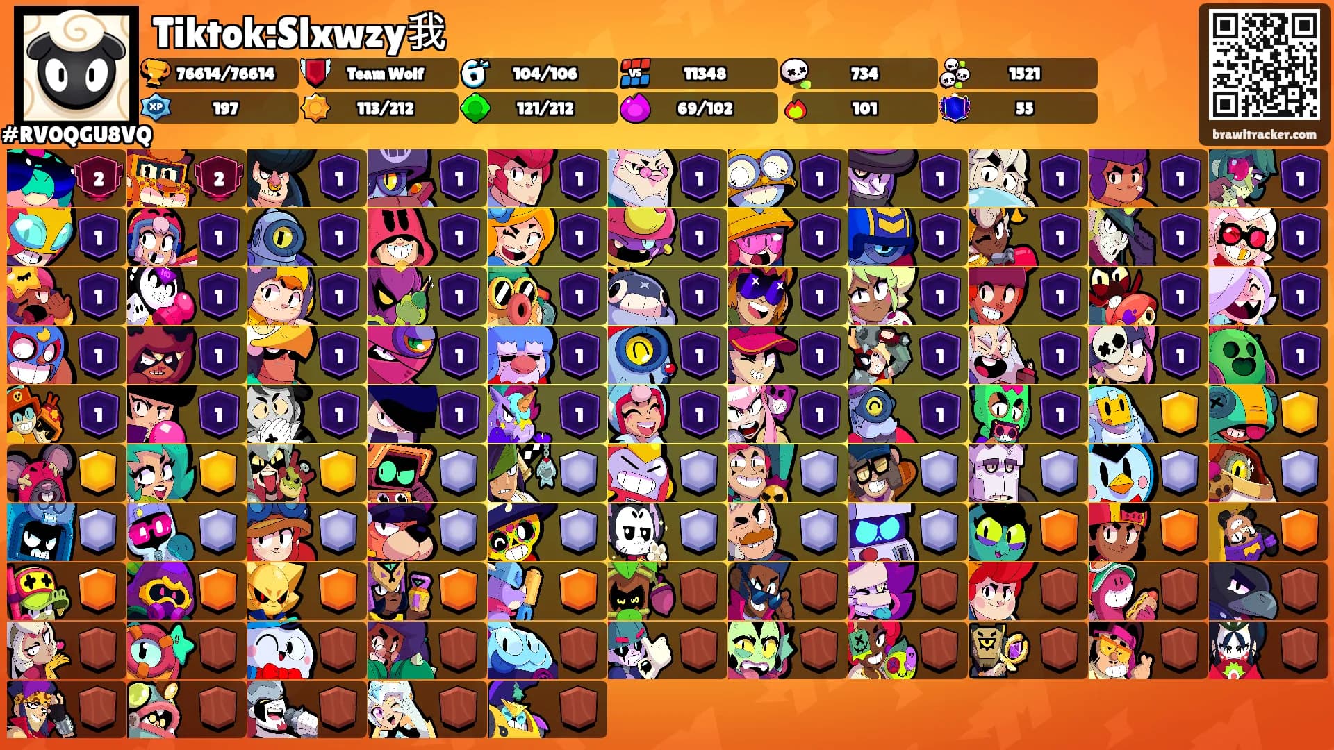 Tiktok:Slxwzy我's Ranks