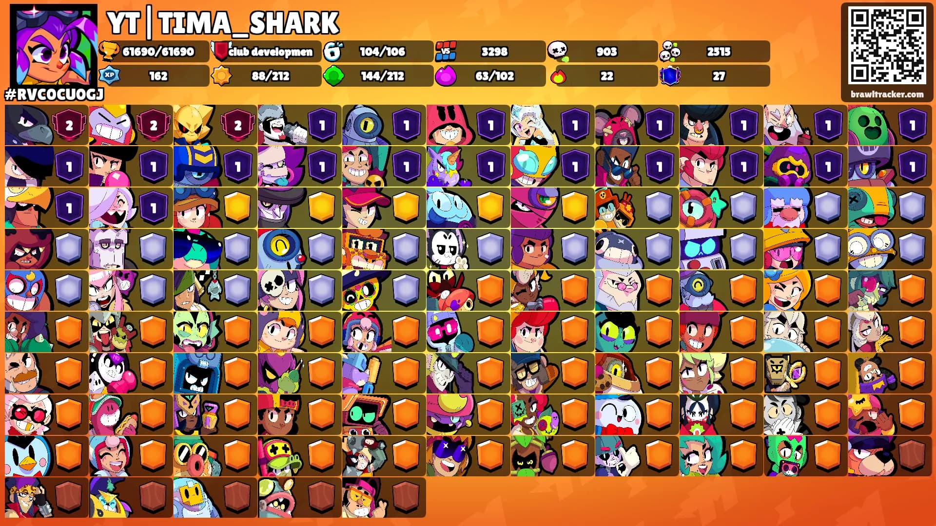 YT|TIMA_SHARK's Ranks
