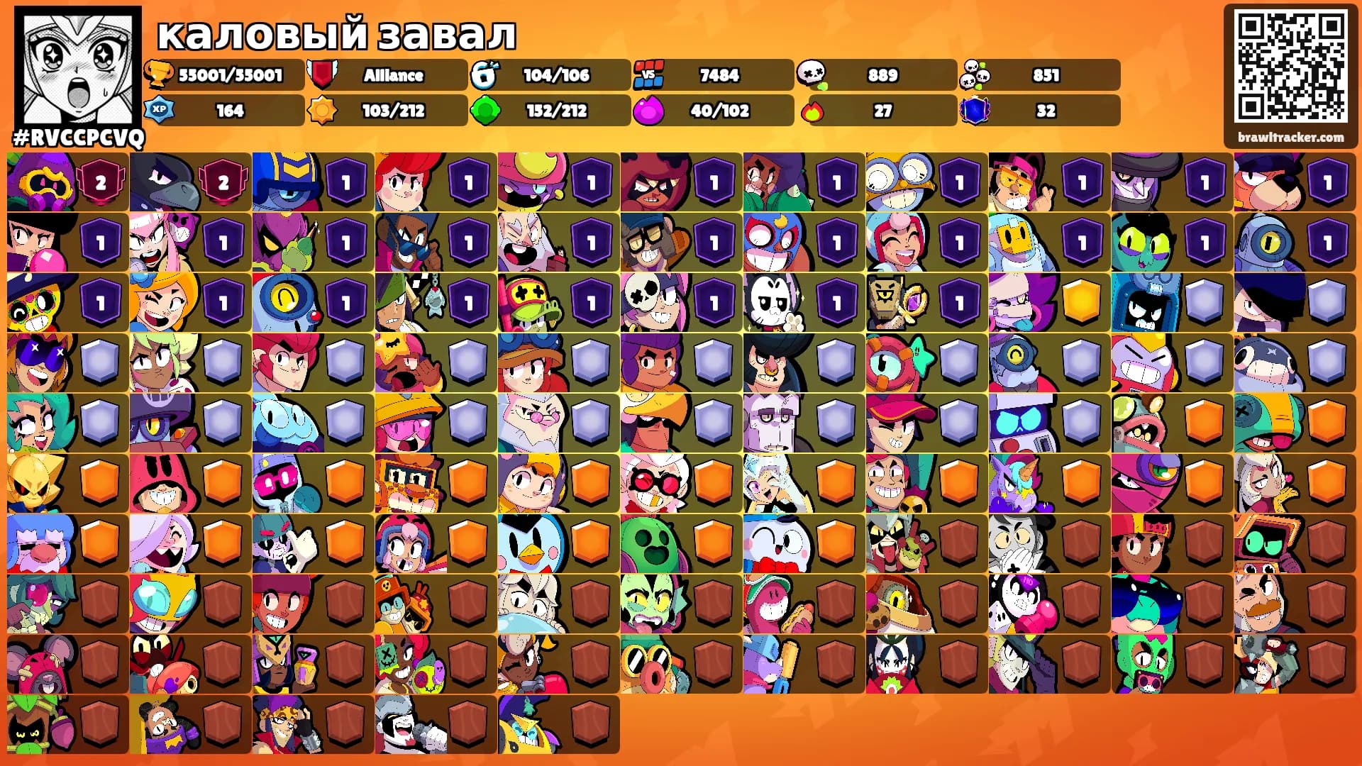 каловый завал's Ranks