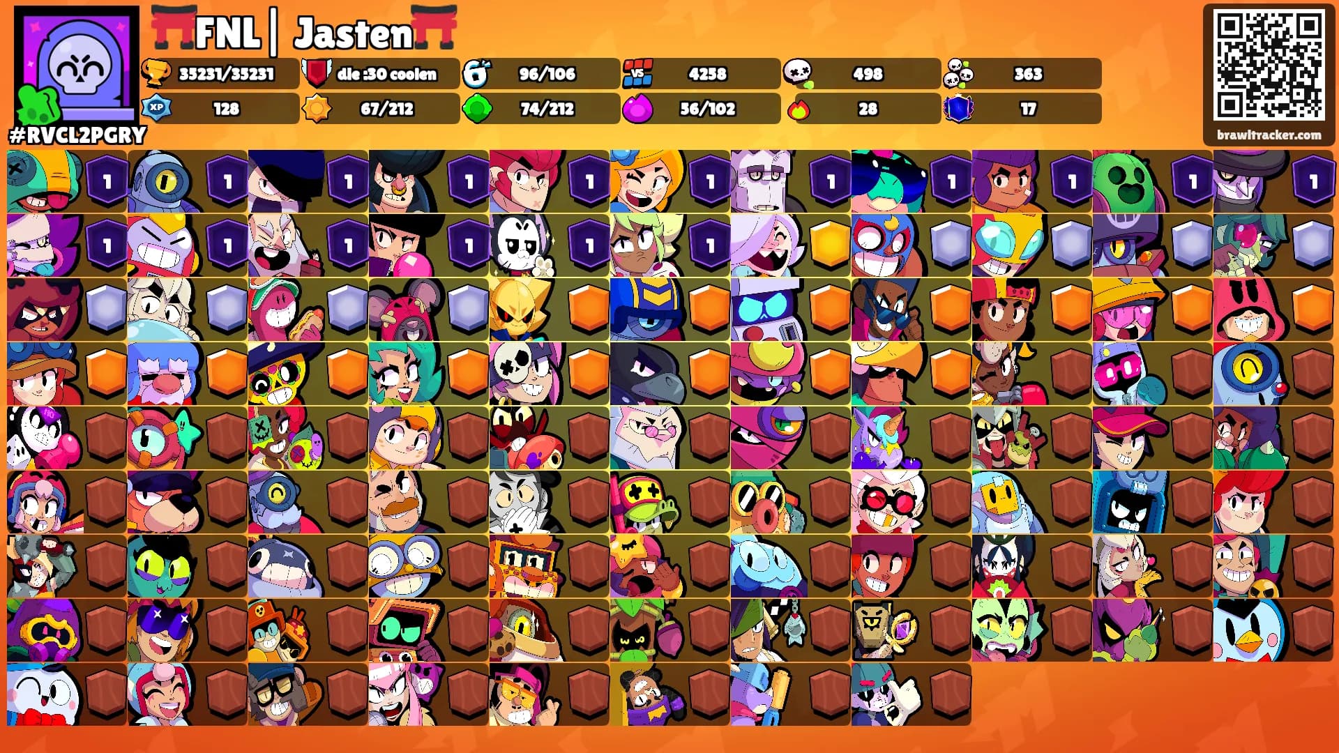 ⛩️FNL| Jasten⛩️'s Ranks
