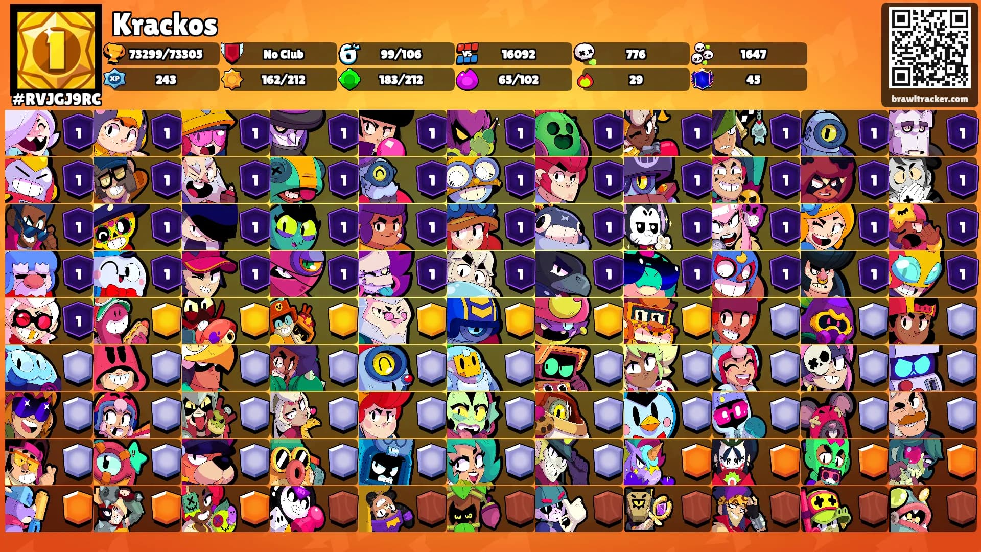 Krackos's Ranks