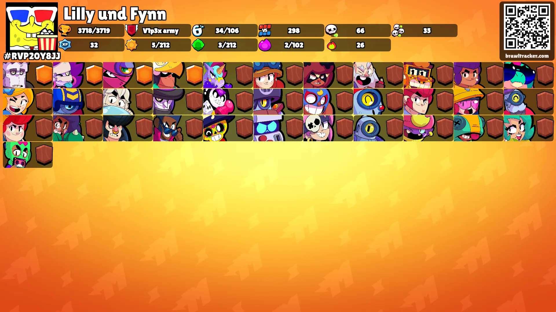 Lilly und Fynn's Ranks