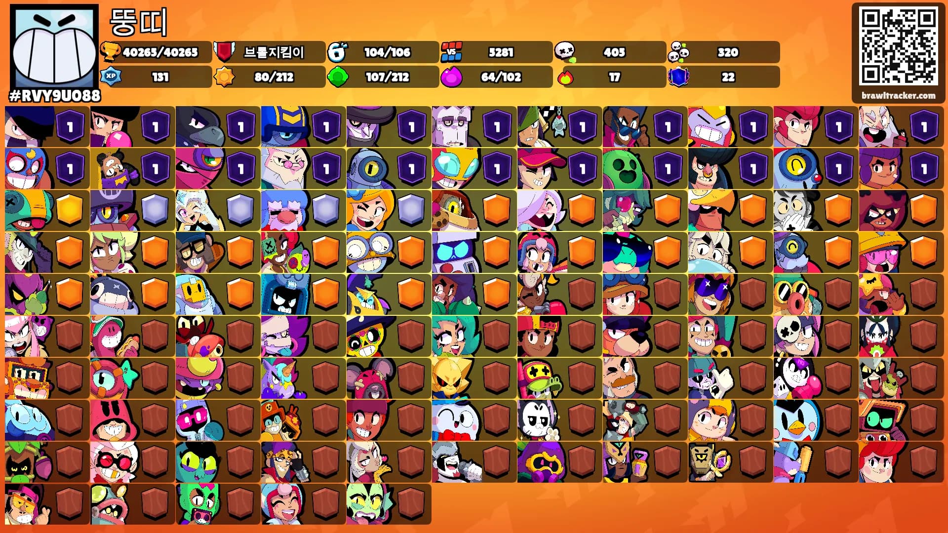 뚱띠's Ranks