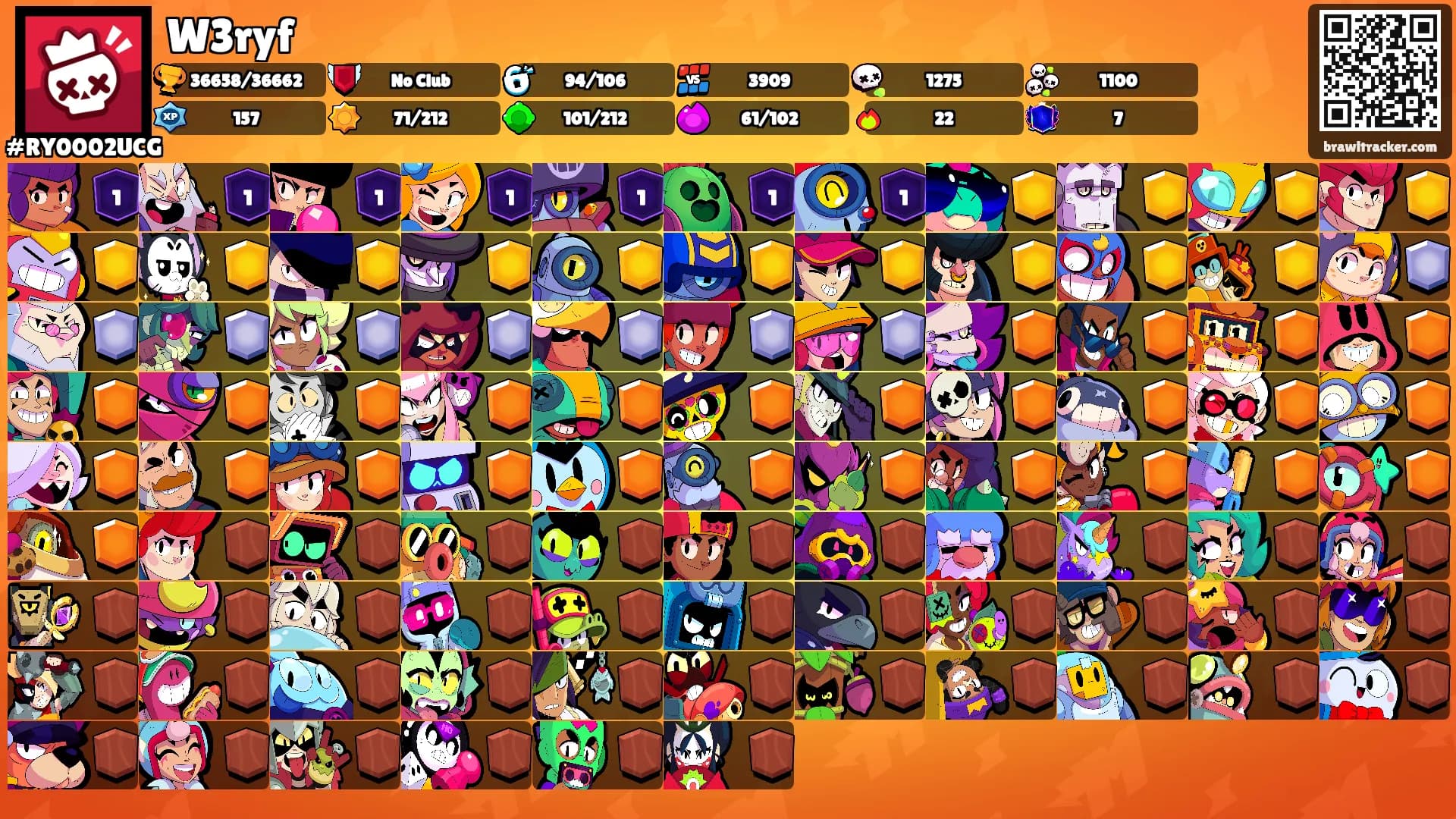 W3ryf's Ranks