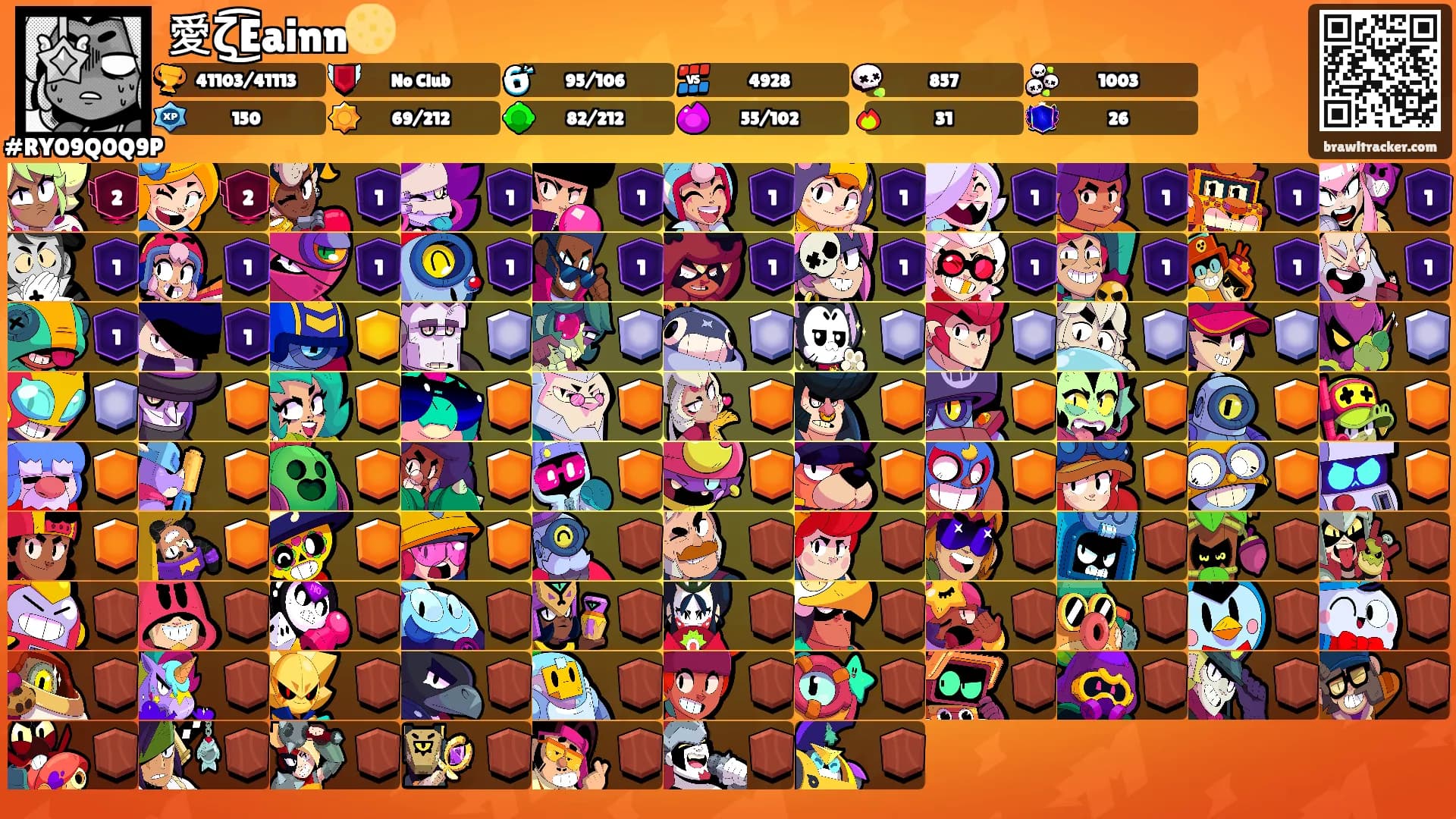 愛ζ͜͡Eainn🌕's Ranks