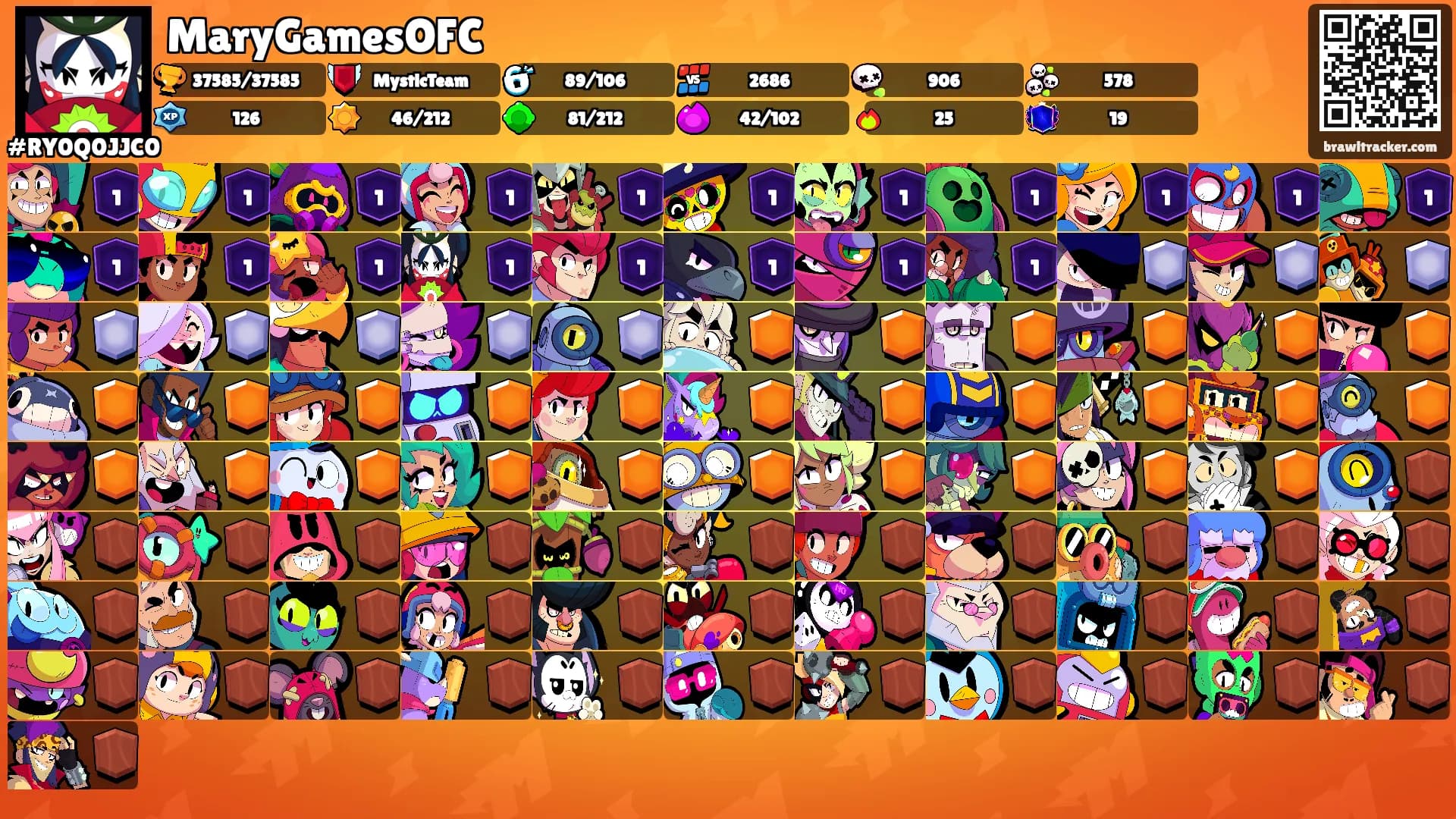 MaryGamesOFC's Ranks