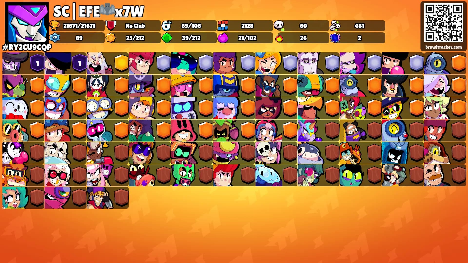 SC|EFE🦇x7W's Ranks