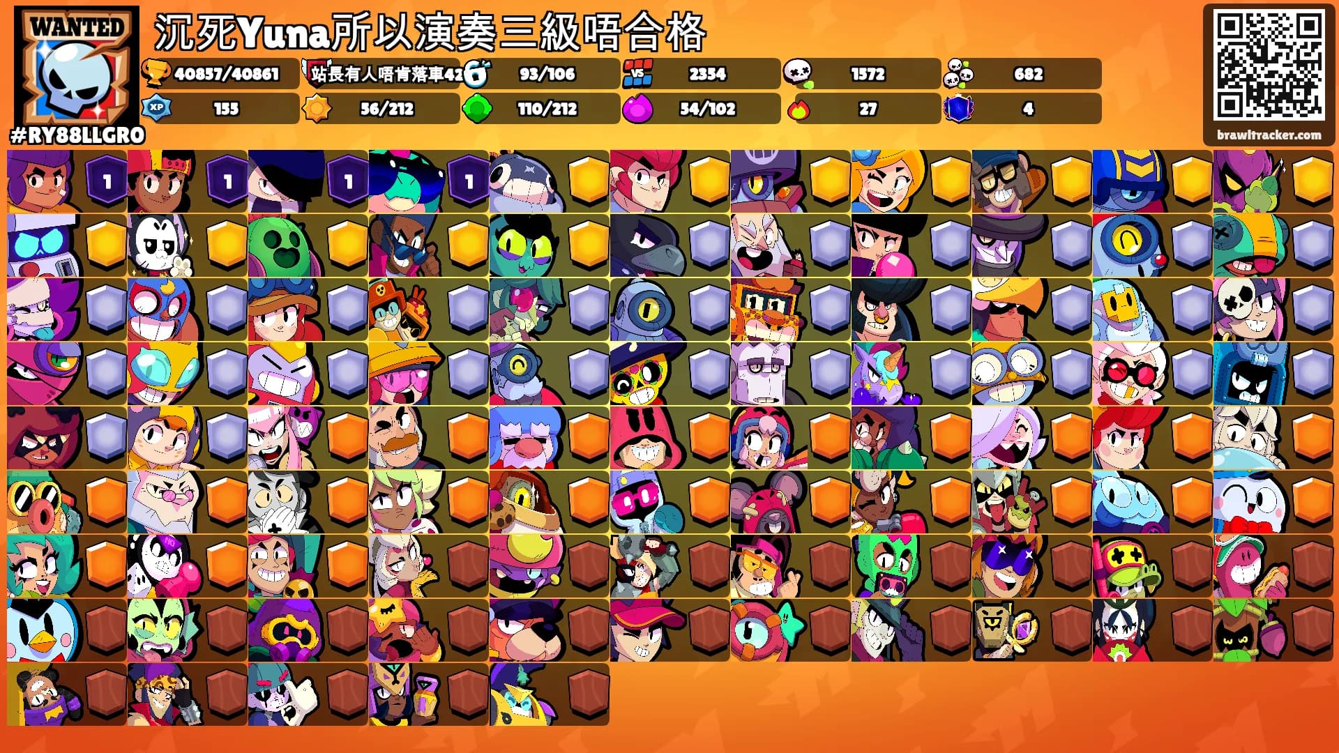 沉死Yuna所以演奏三級唔合格's Ranks