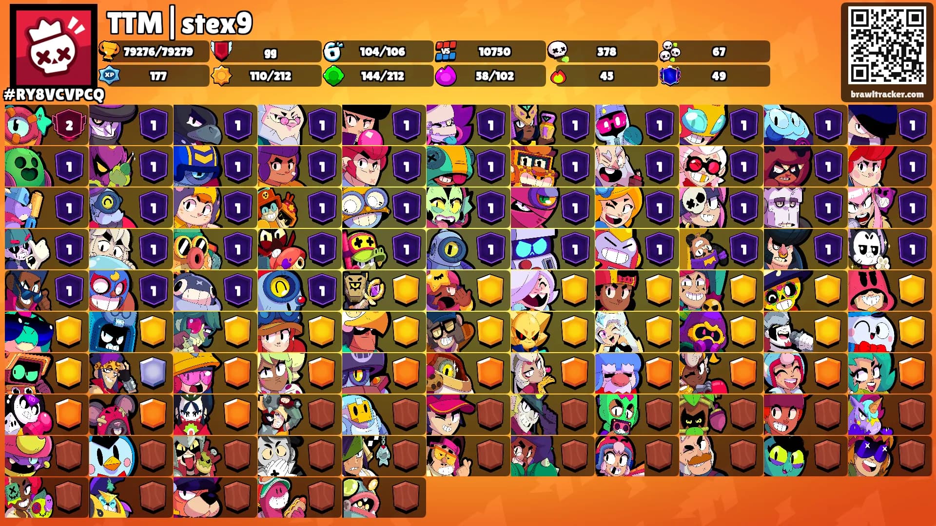 TTM|stex9's Ranks