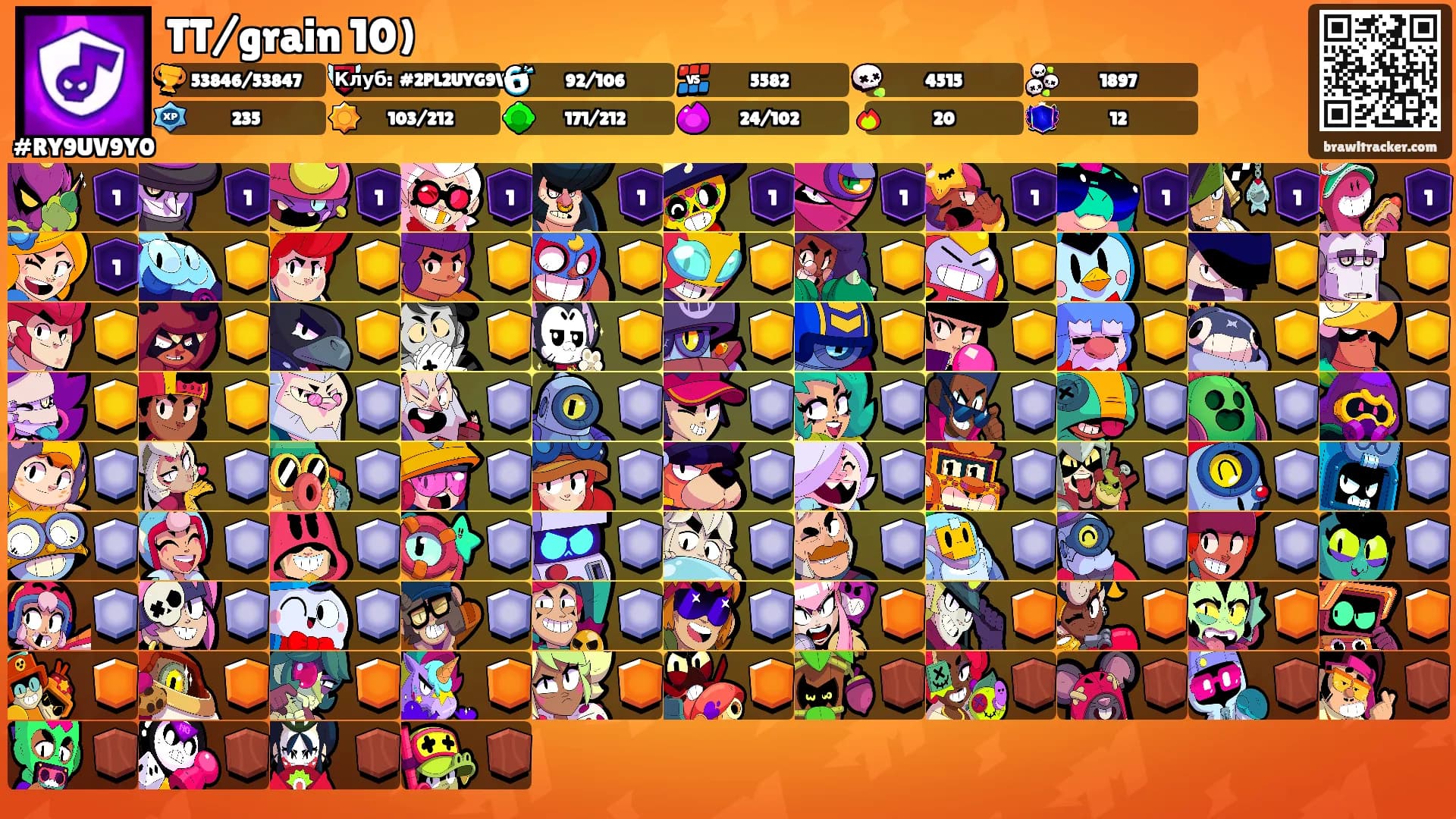 TT/grain 10)'s Ranks