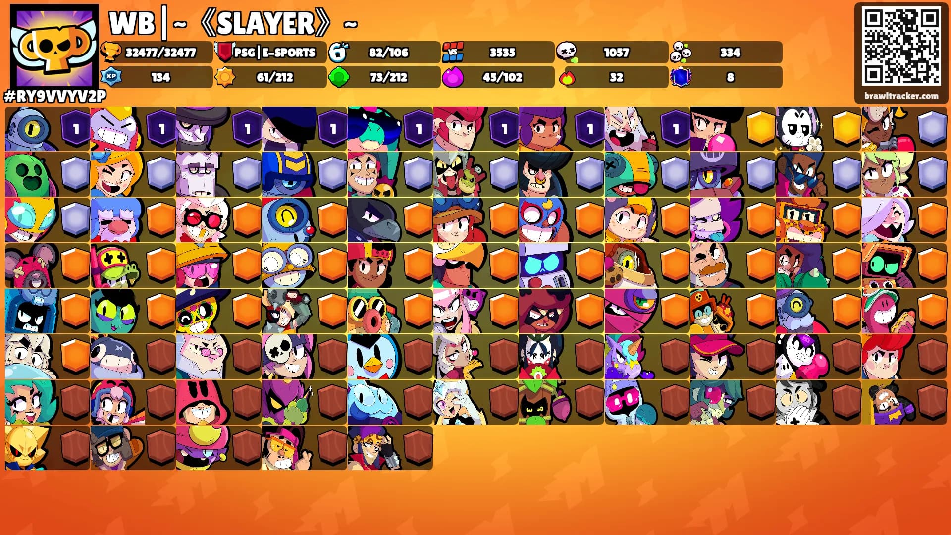 WB|~《SLAYER》~'s Ranks