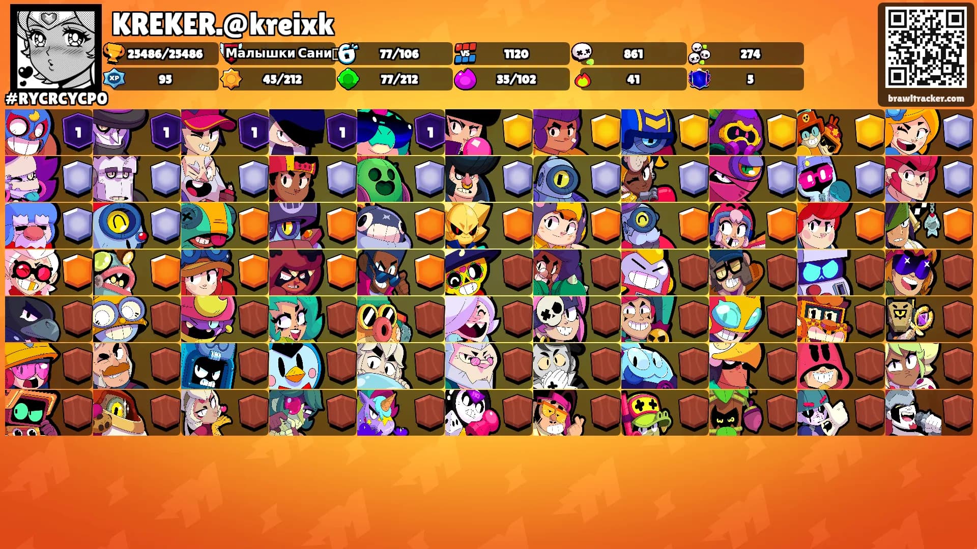 KREKER.@kreixk's Ranks