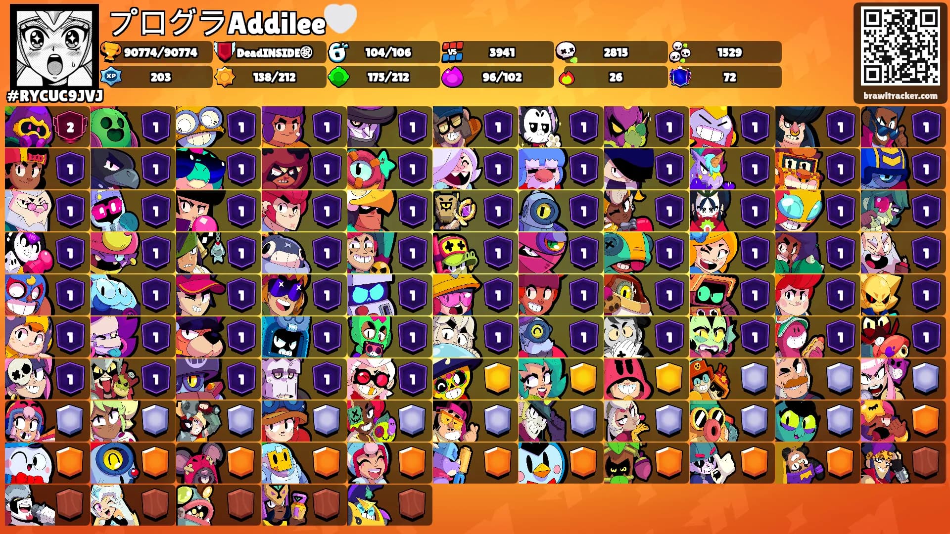 プログラAddilee🤍's Ranks