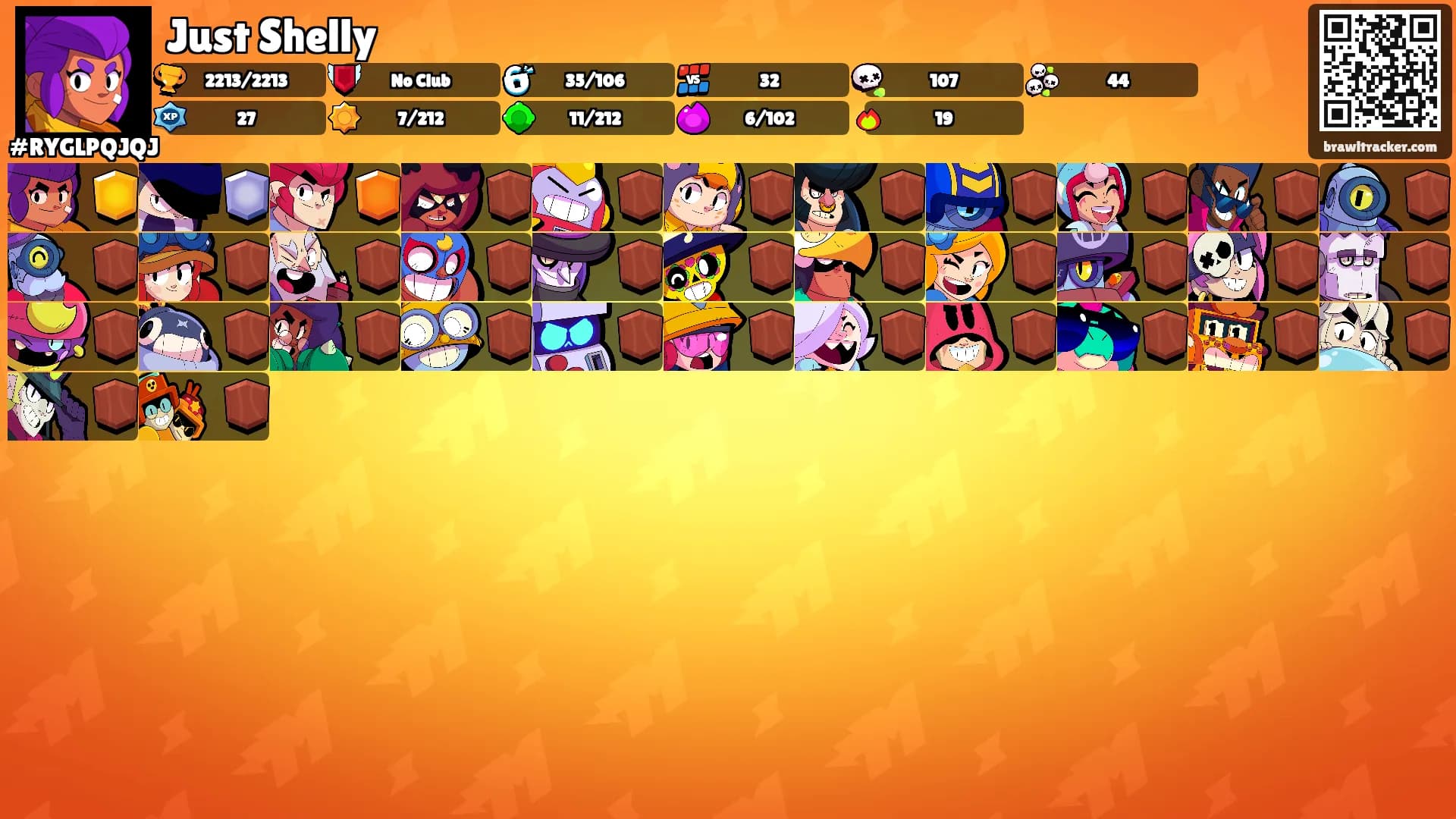 Just Shelly's Ranks