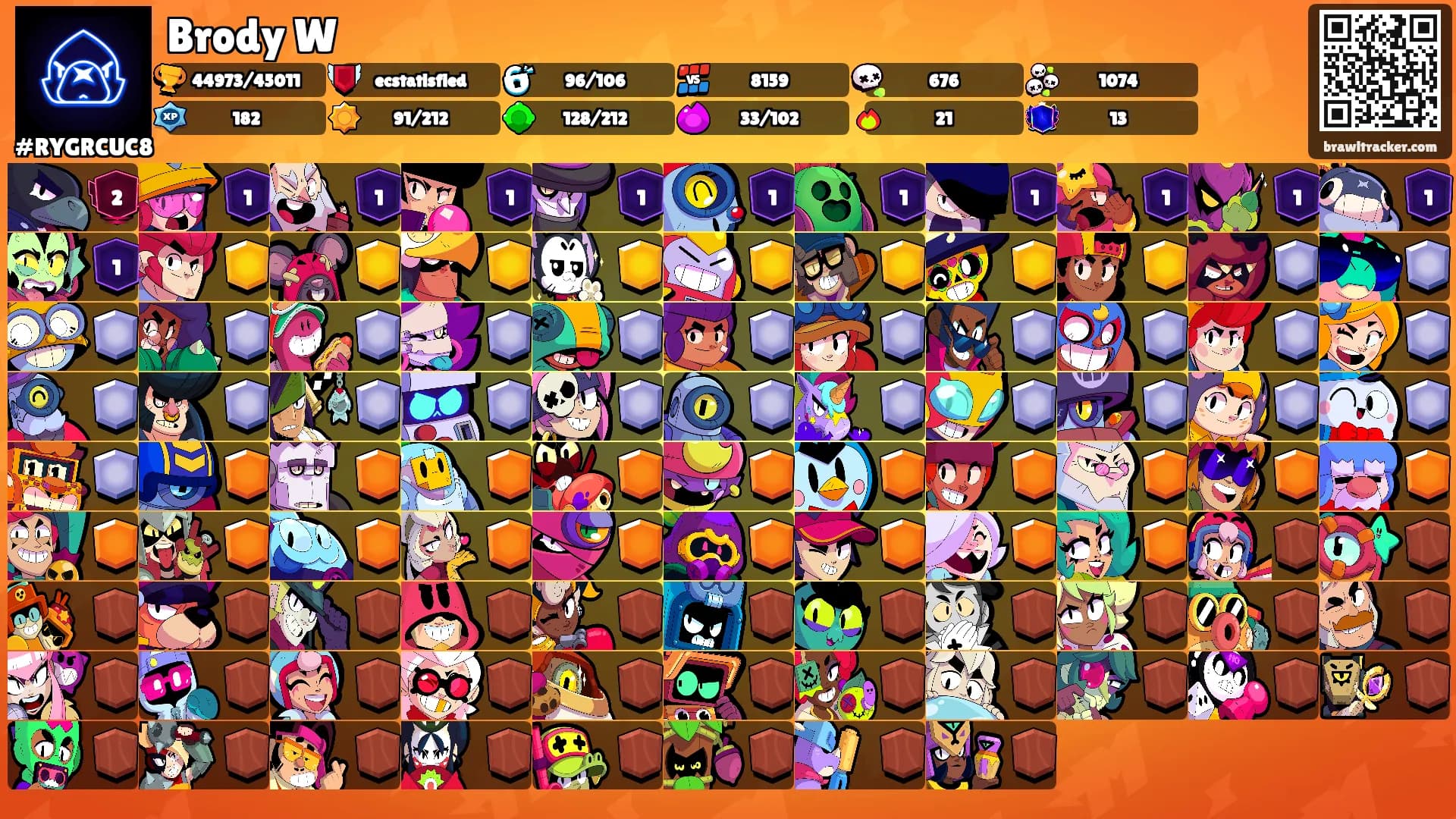 Brody W's Ranks