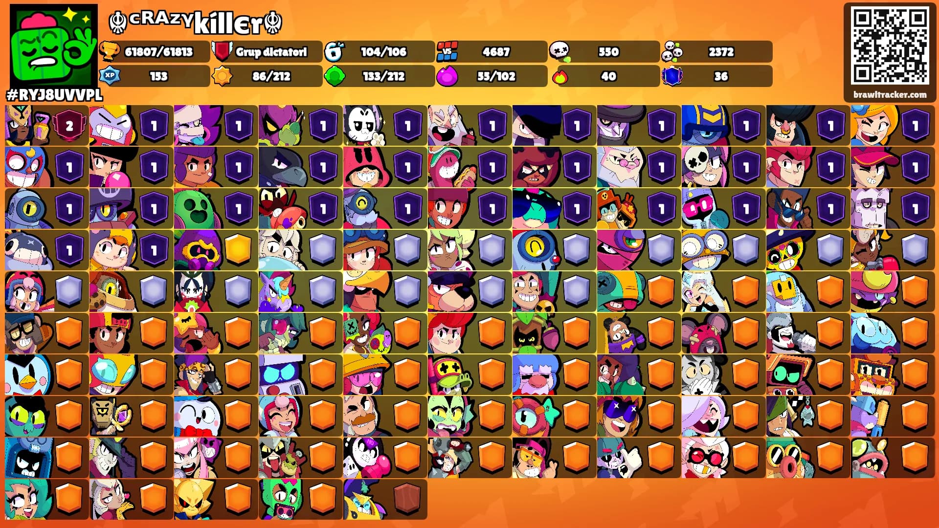 ☬ᶜᴿᴬᶻᵞkíllєr☬'s Ranks