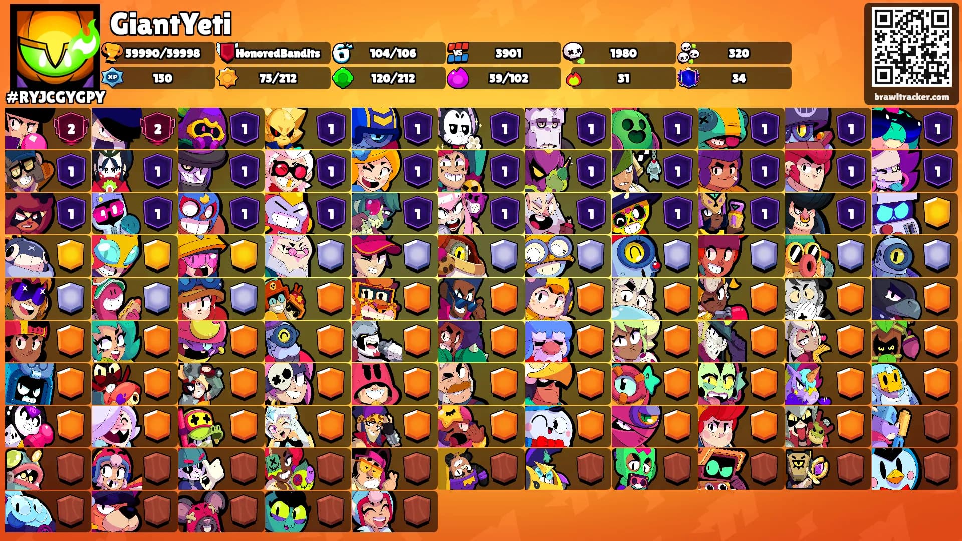 GiantYeti's Ranks