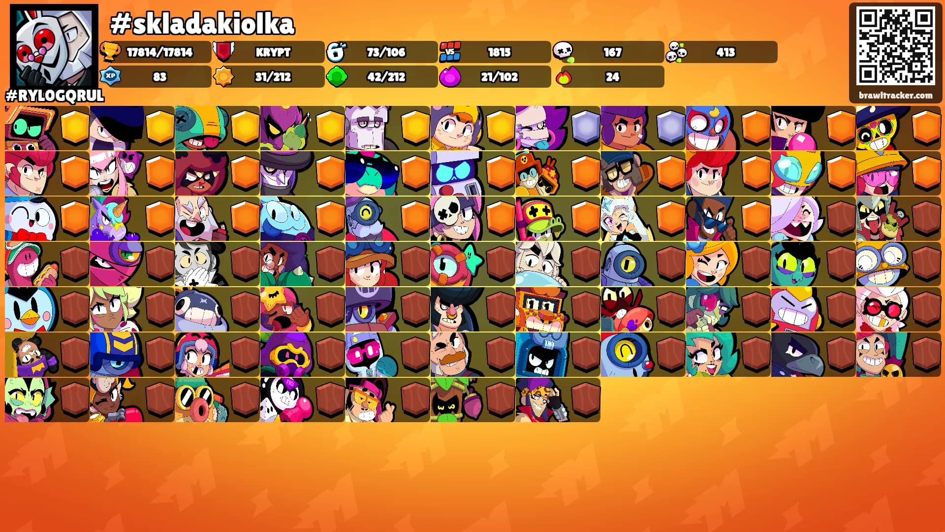 #skladakiolka's Ranks