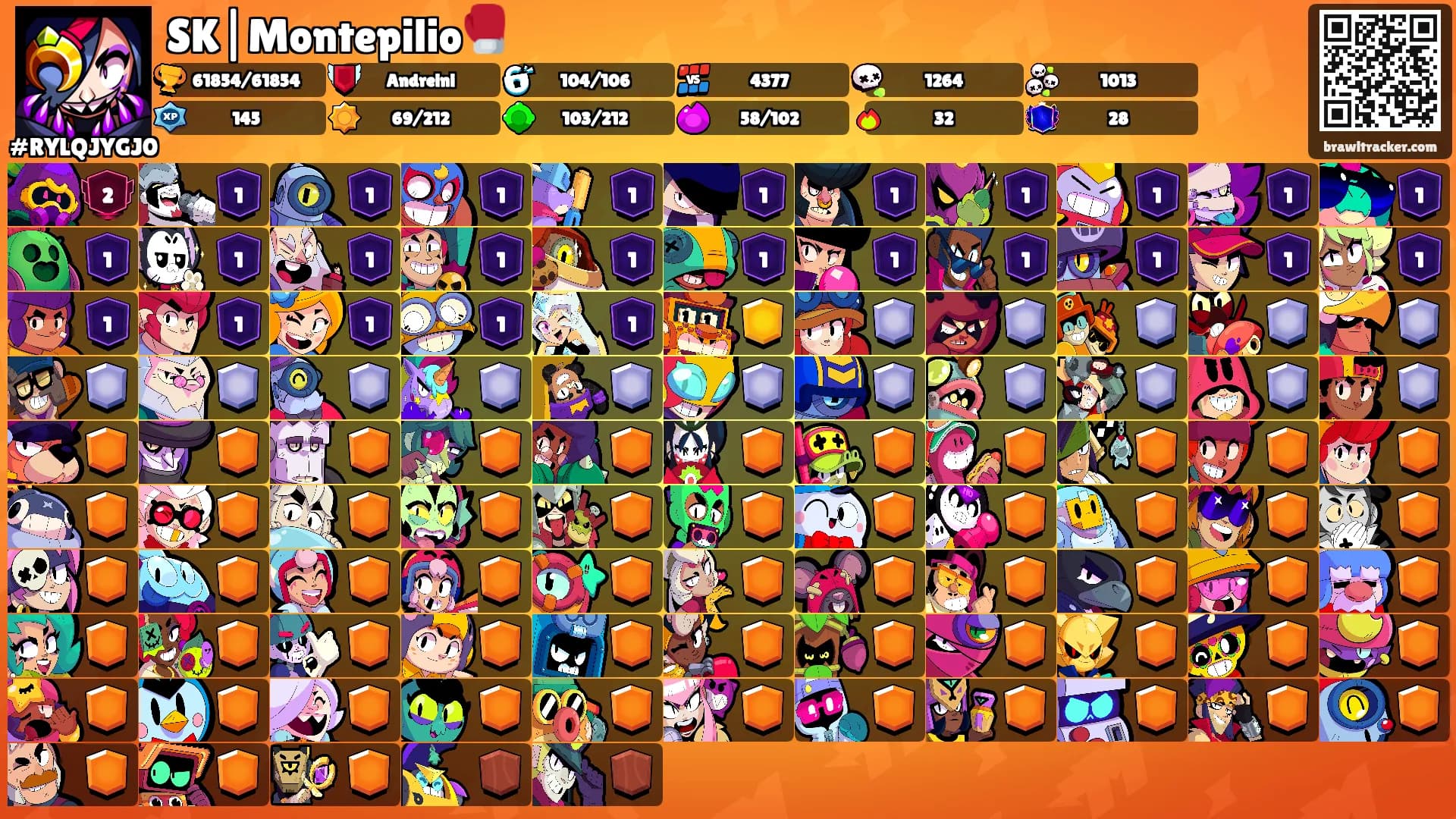 SK|Montepilio🥊's Ranks