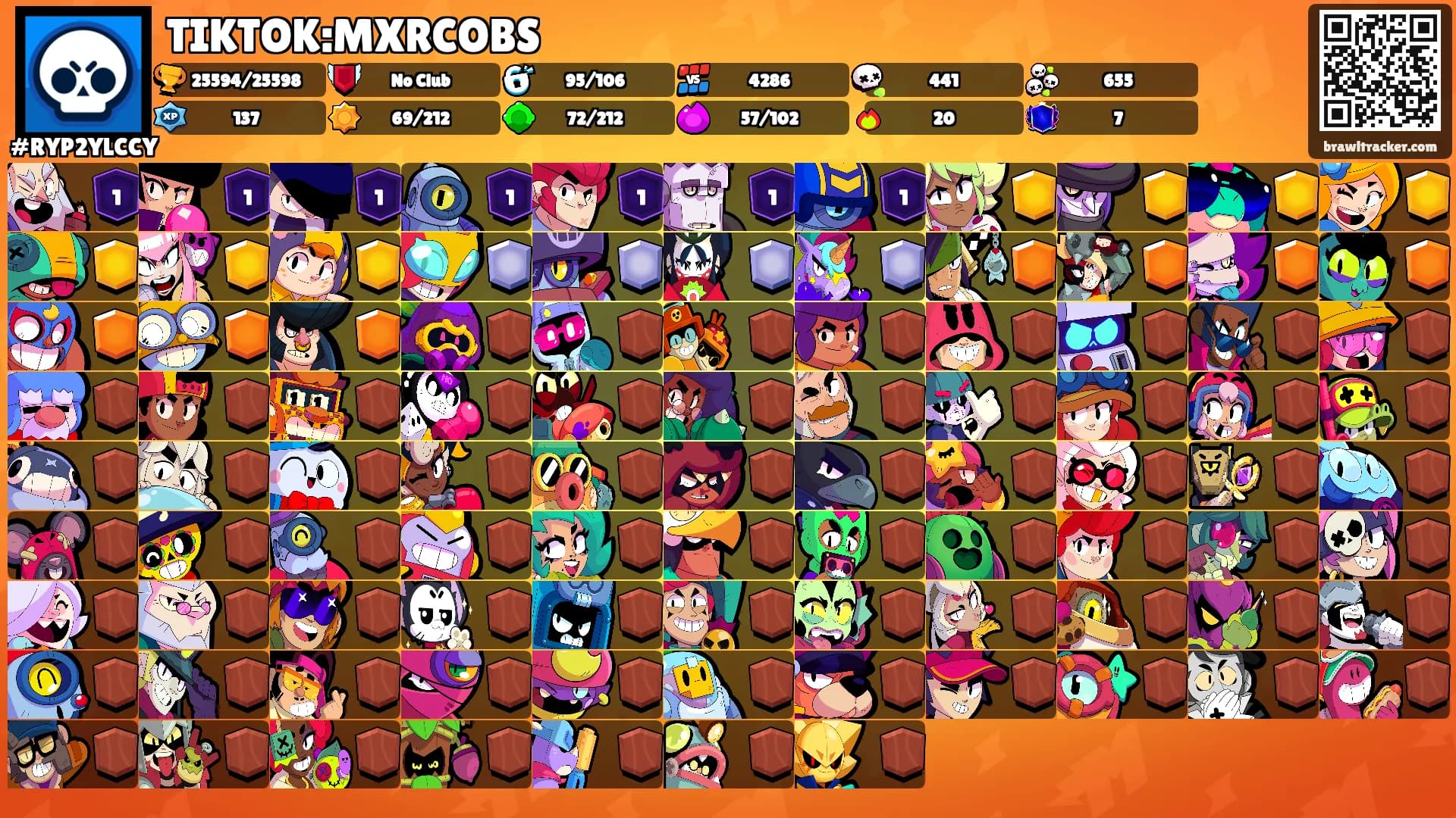 TIKTOK:MXRCOBS's Ranks