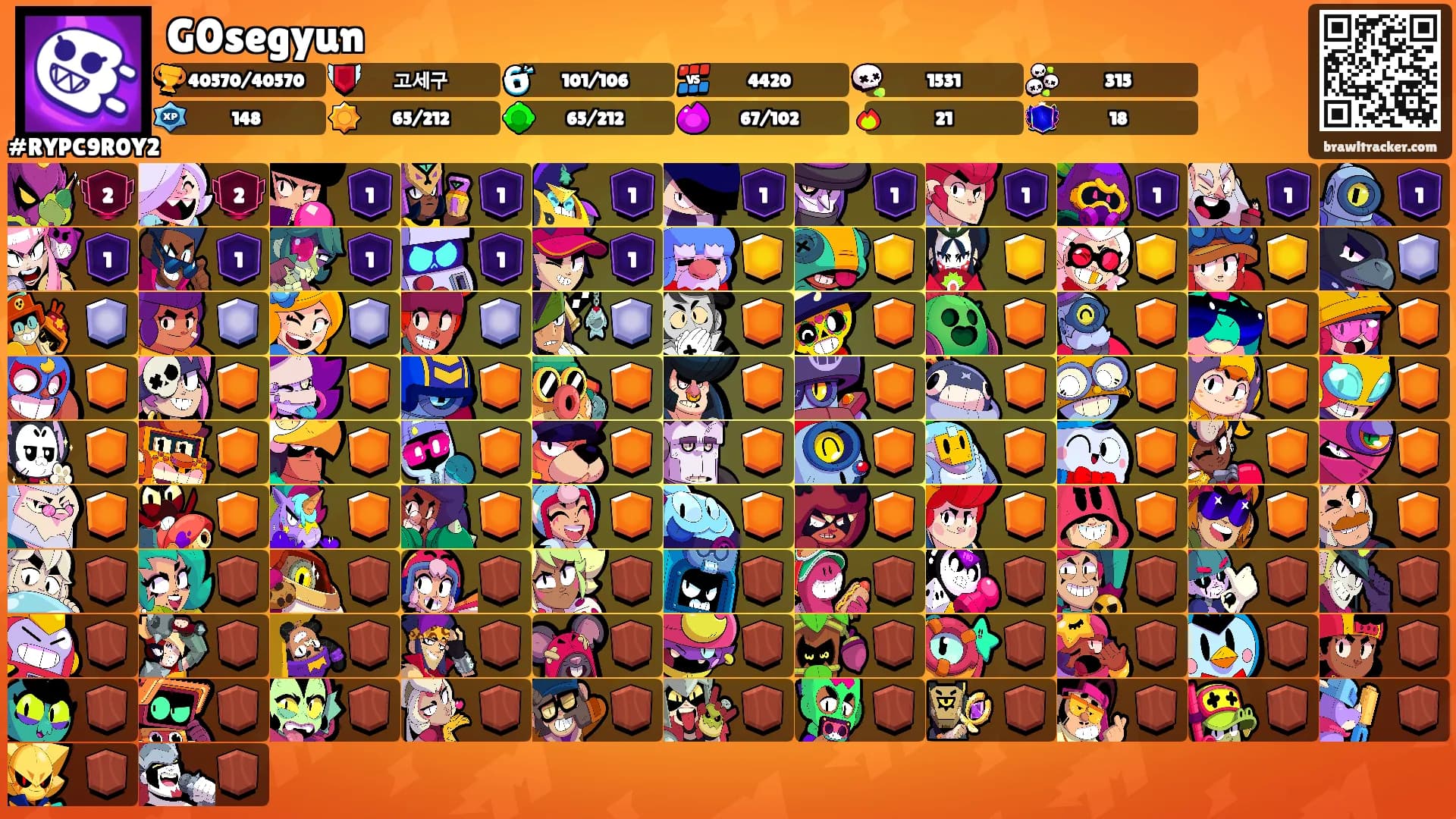 G0segyun's Ranks