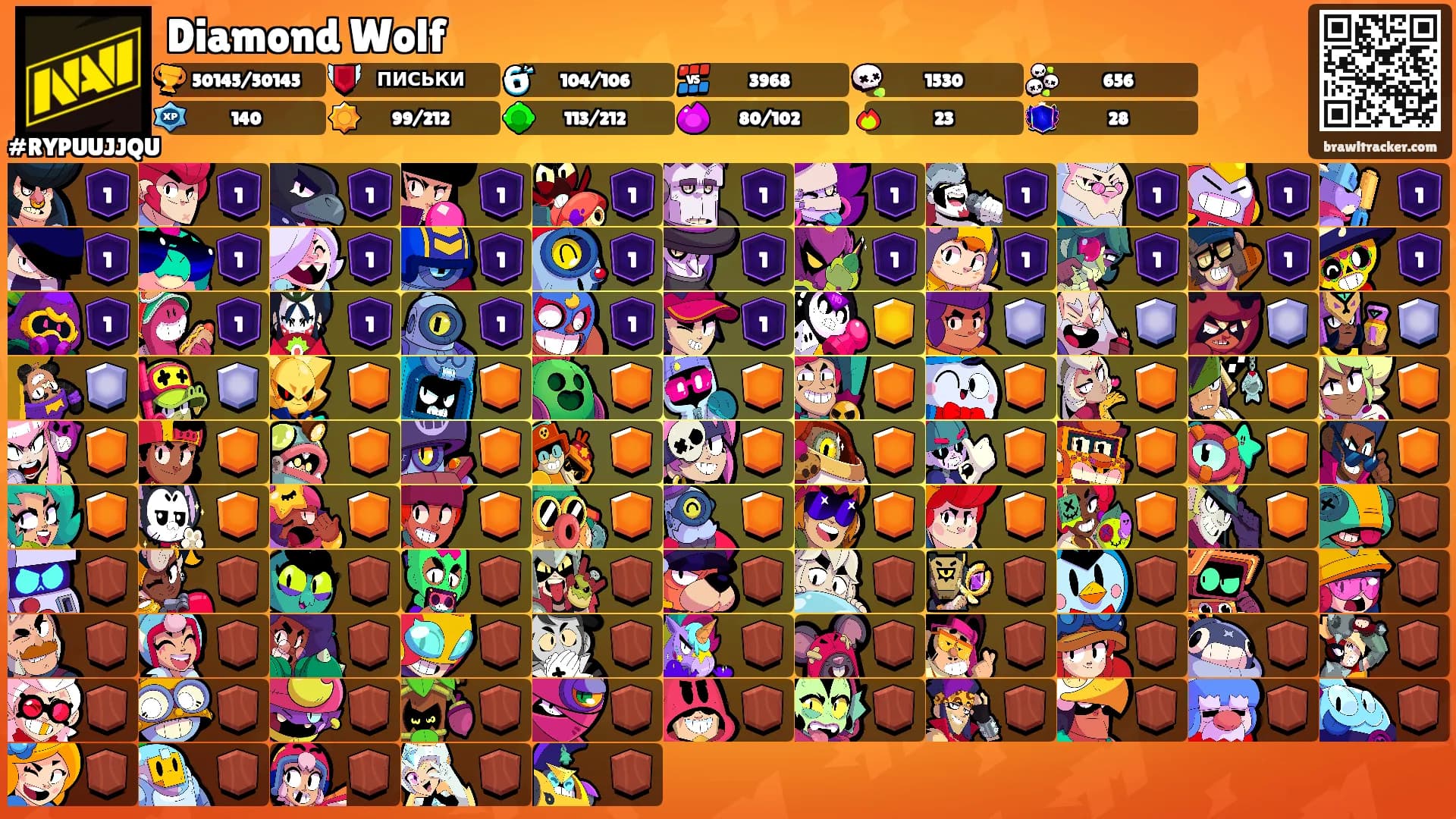 Diamond Wolf's Ranks