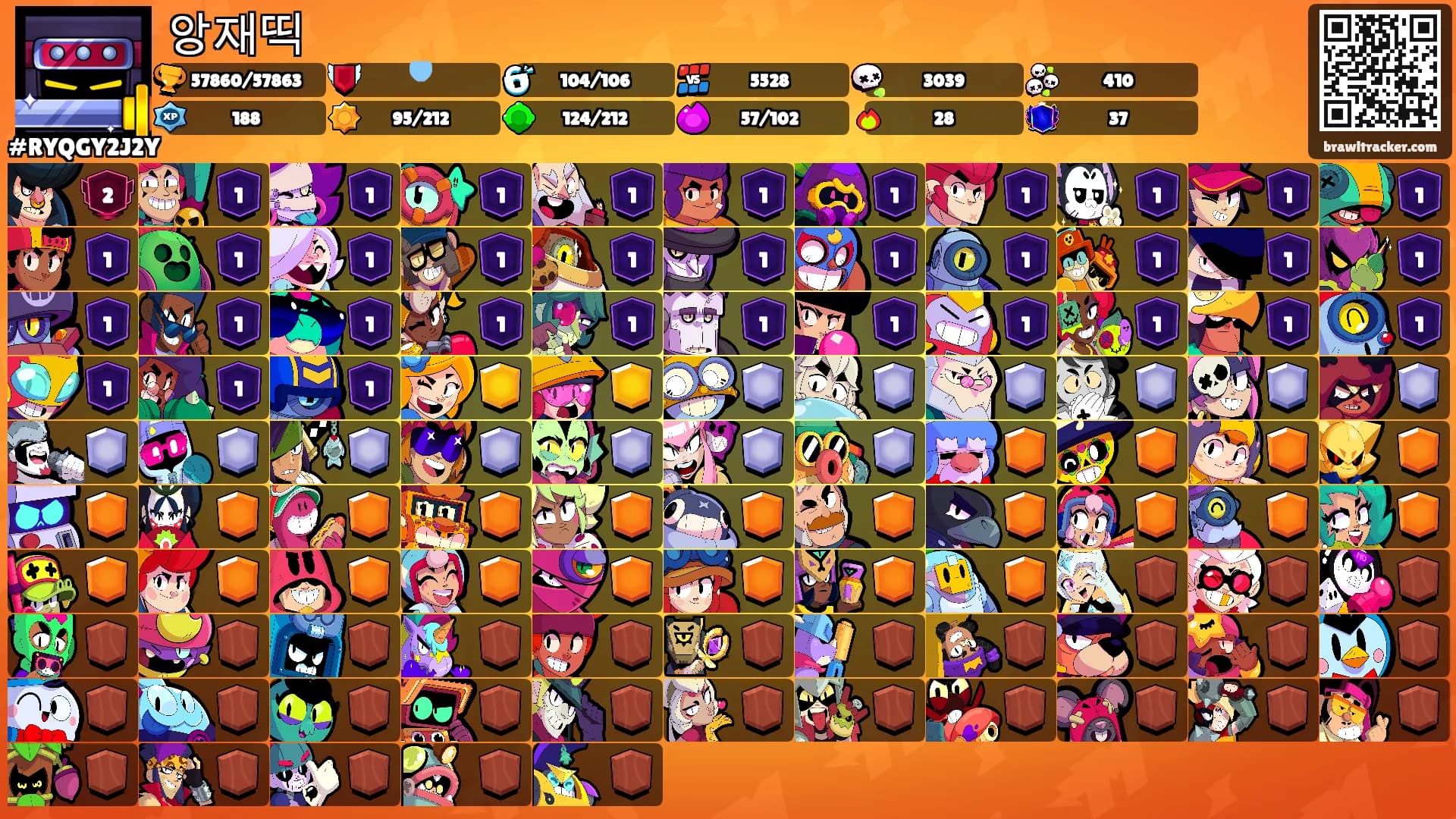 앙재띡's Ranks