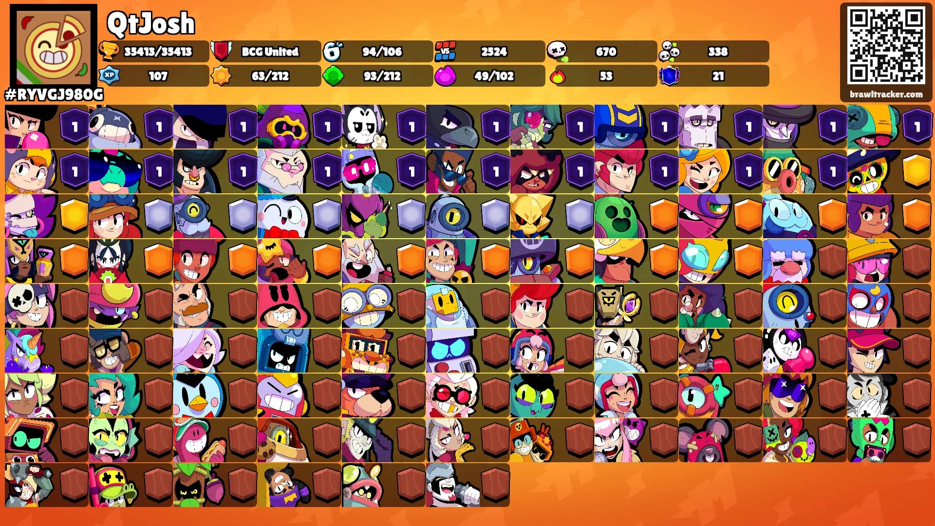 QtJosh's Ranks