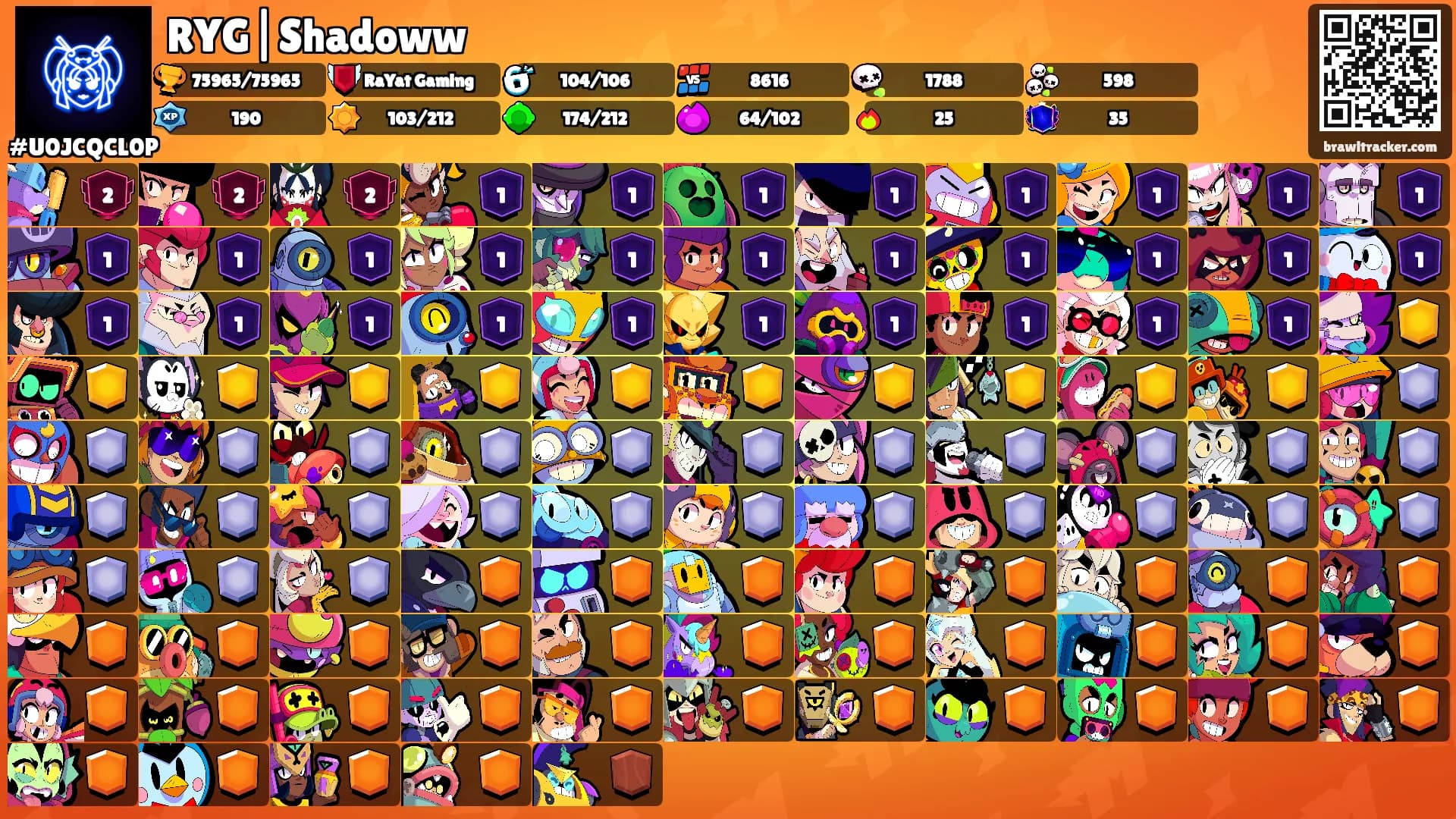 RYG|Shadoww's Ranks