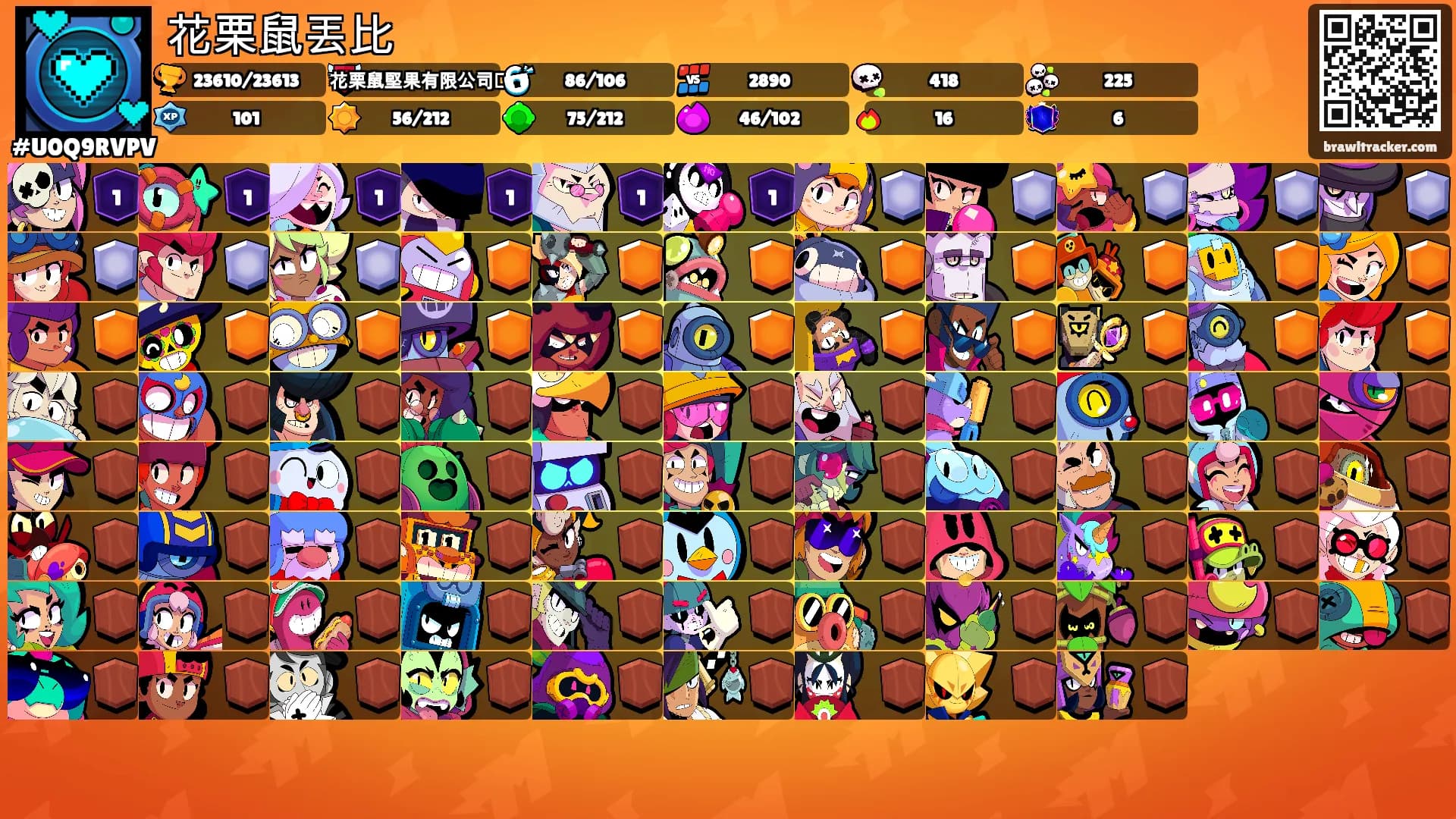花栗鼠丟比's Ranks