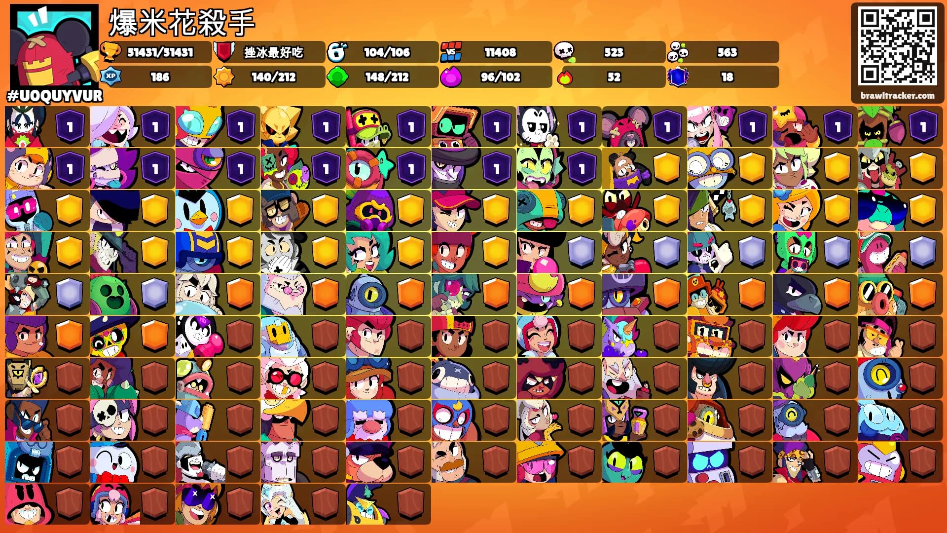 爆米花殺手's Ranks